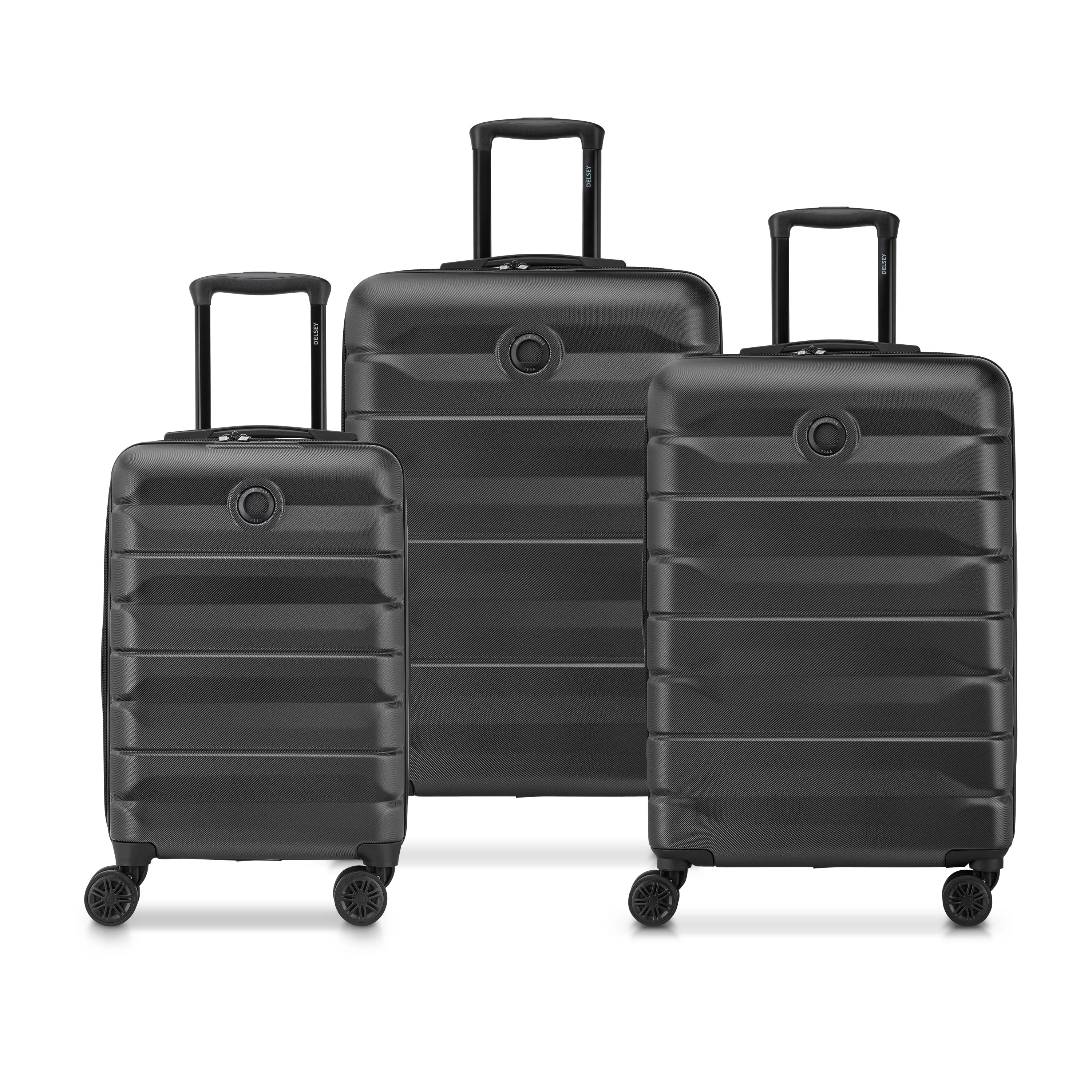 AIR ARMOUR | 3-teiliges Koffer Set SCHWARZ