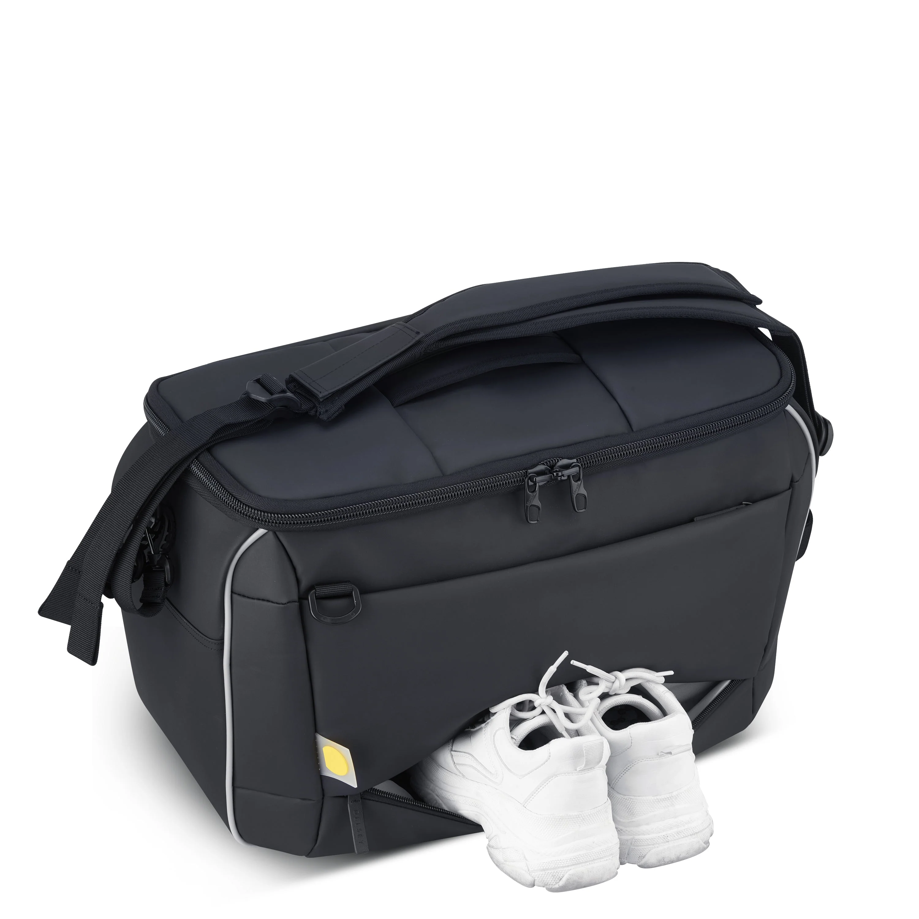 AVENTURE | Kabine Hybrid-Reisetasche-Rucksack 46L SCHWARZ