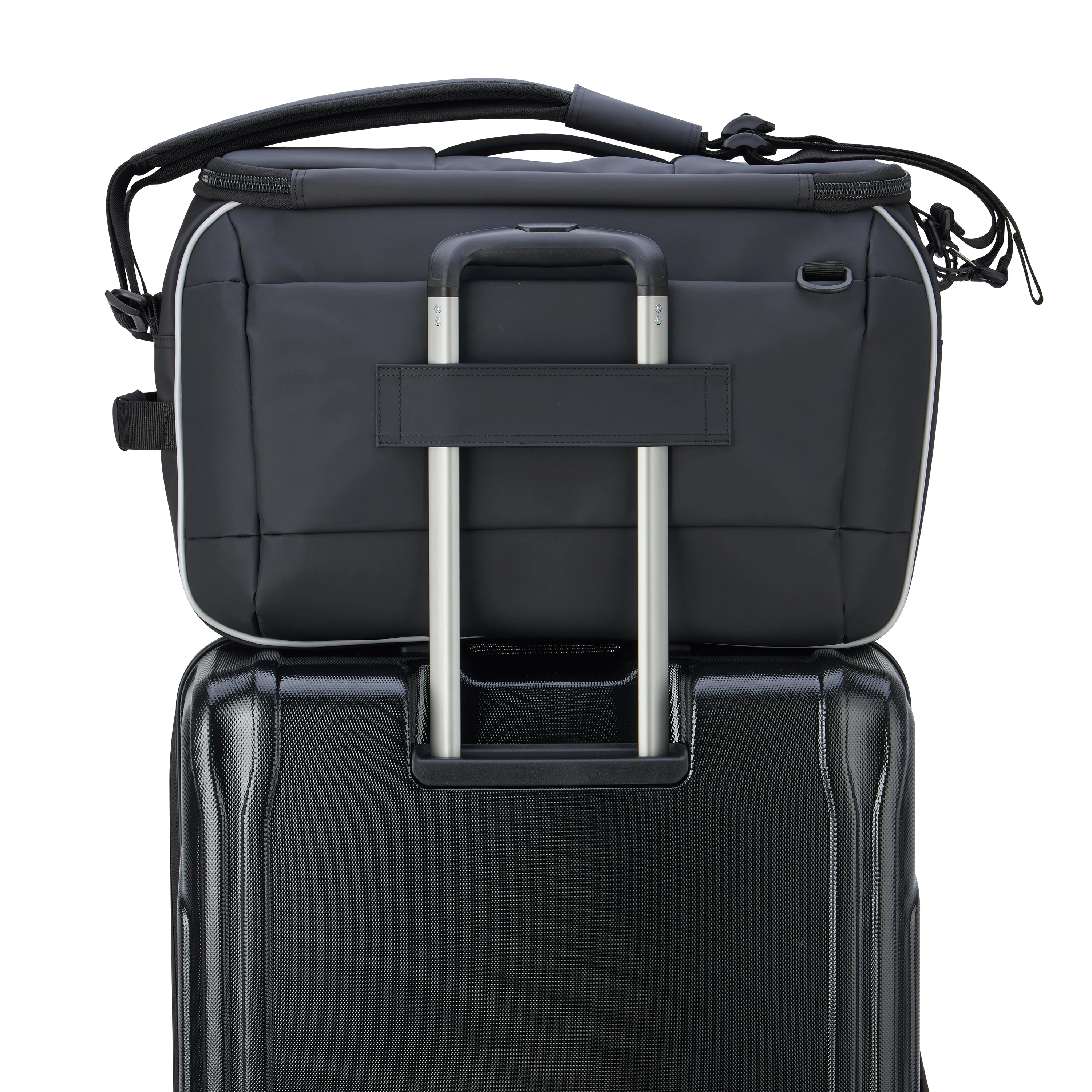 AVENTURE | Kabine Hybrid-Reisetasche-Rucksack 46L SCHWARZ