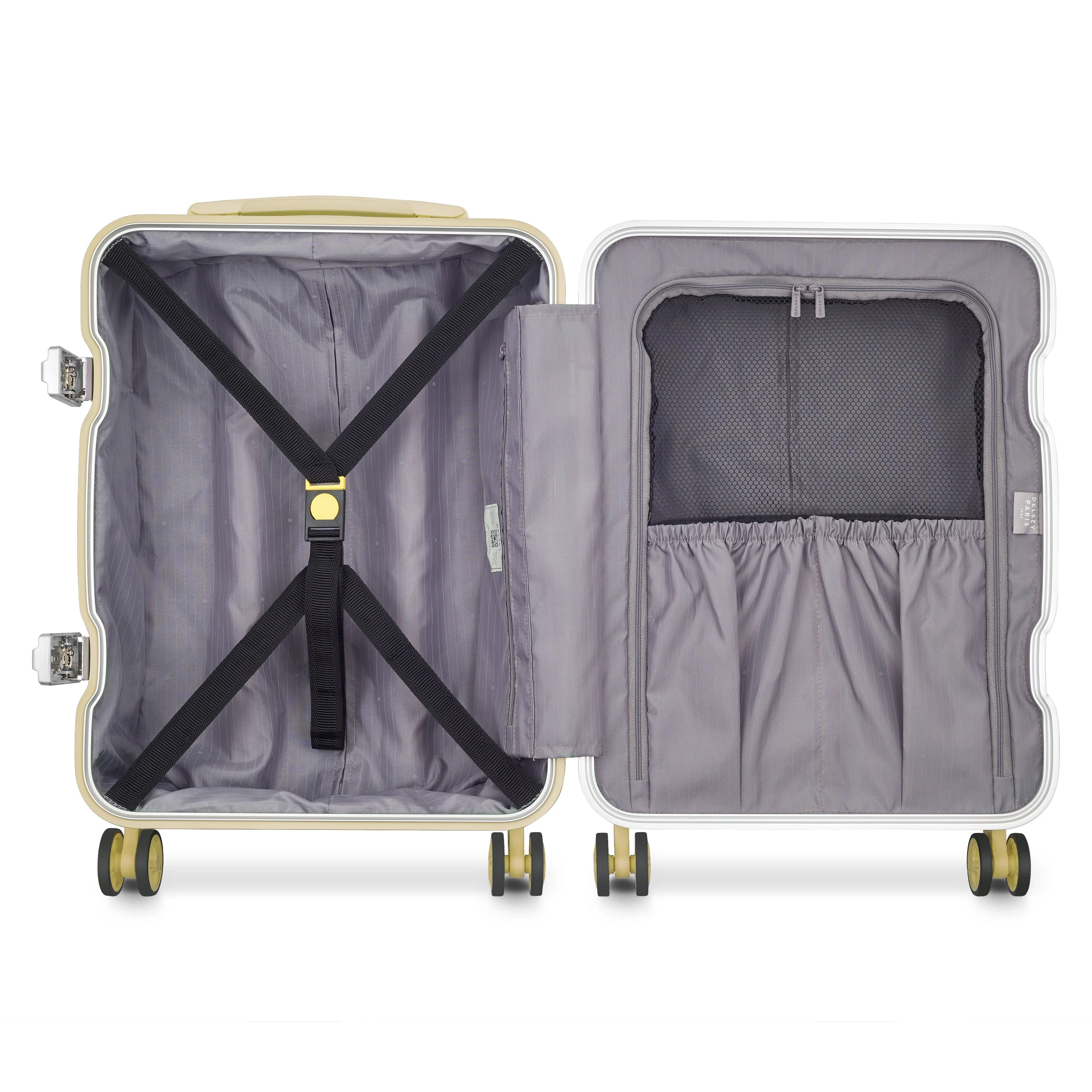 BASTILLE 2.0 | Kabine Slim Koffer 55 CM BLASSGELB