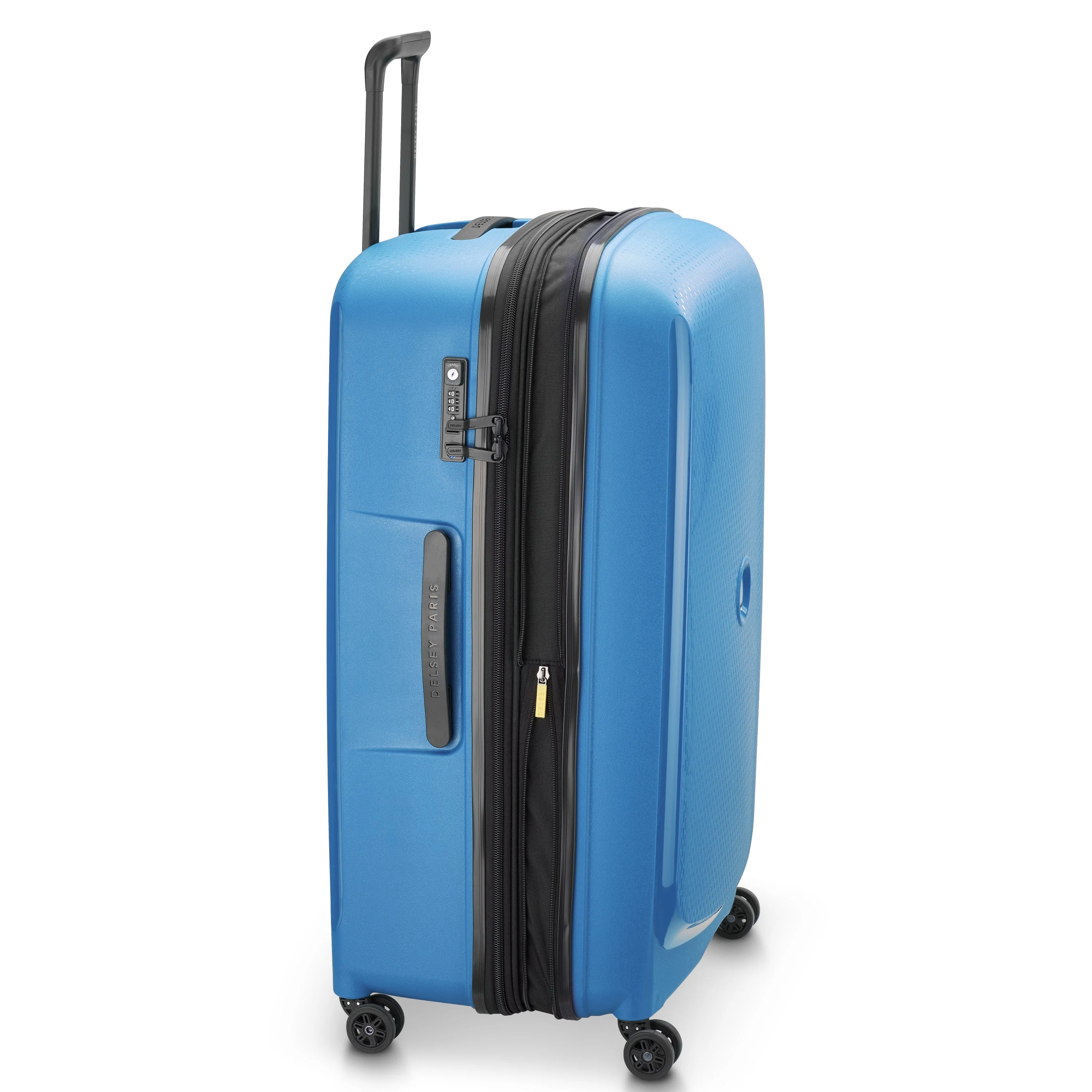 BELMONT PLUS | Check-in Extra Large Koffer Erweiterbar 82.5 CM ZINK BLAU
