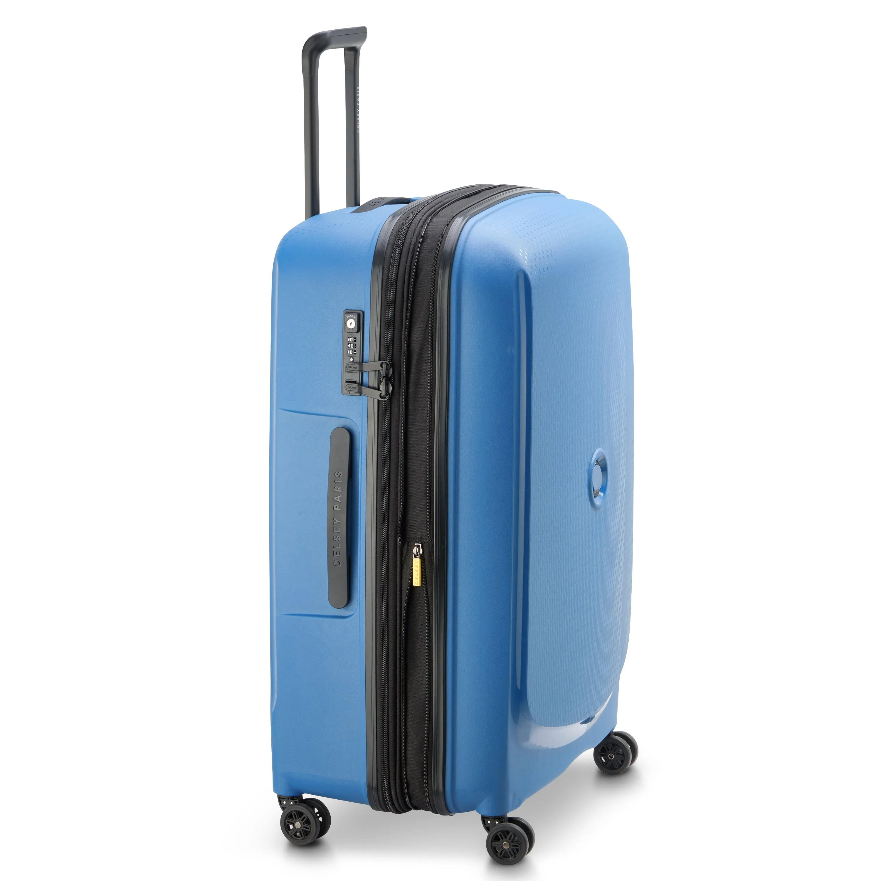 BELMONT PLUS | Check-in Large Koffer Erweiterbar 76 CM ZINK BLAU