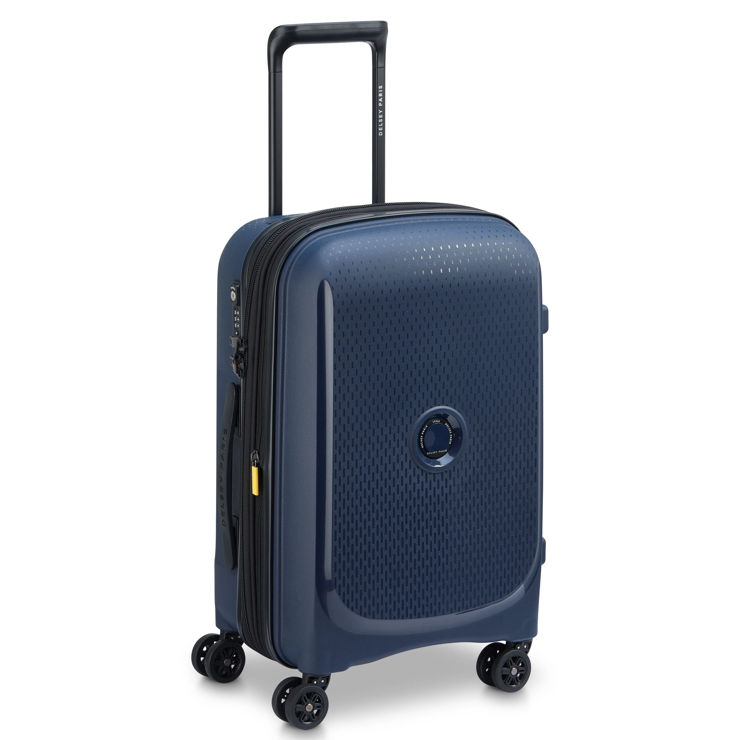 BELMONT PLUS | Kabine Koffer Erweiterbar 55 CM BLAU