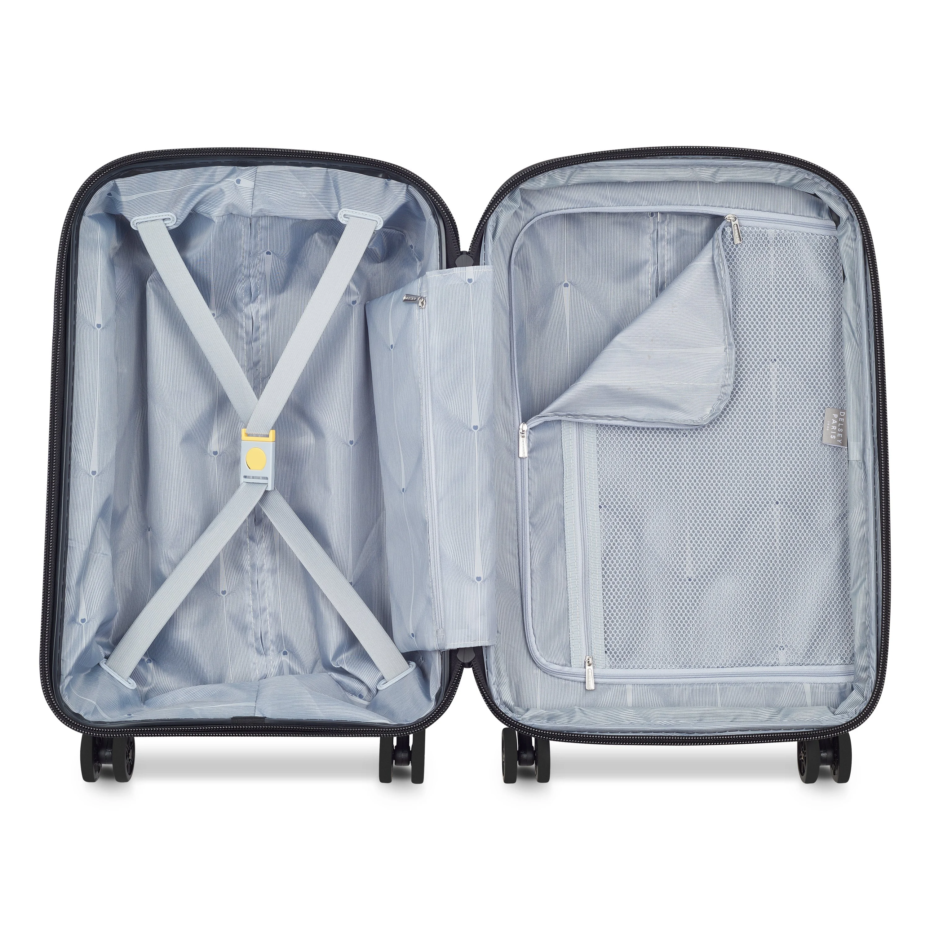 BELMONT PLUS | Kabine Koffer Erweiterbar 55 CM BLAU