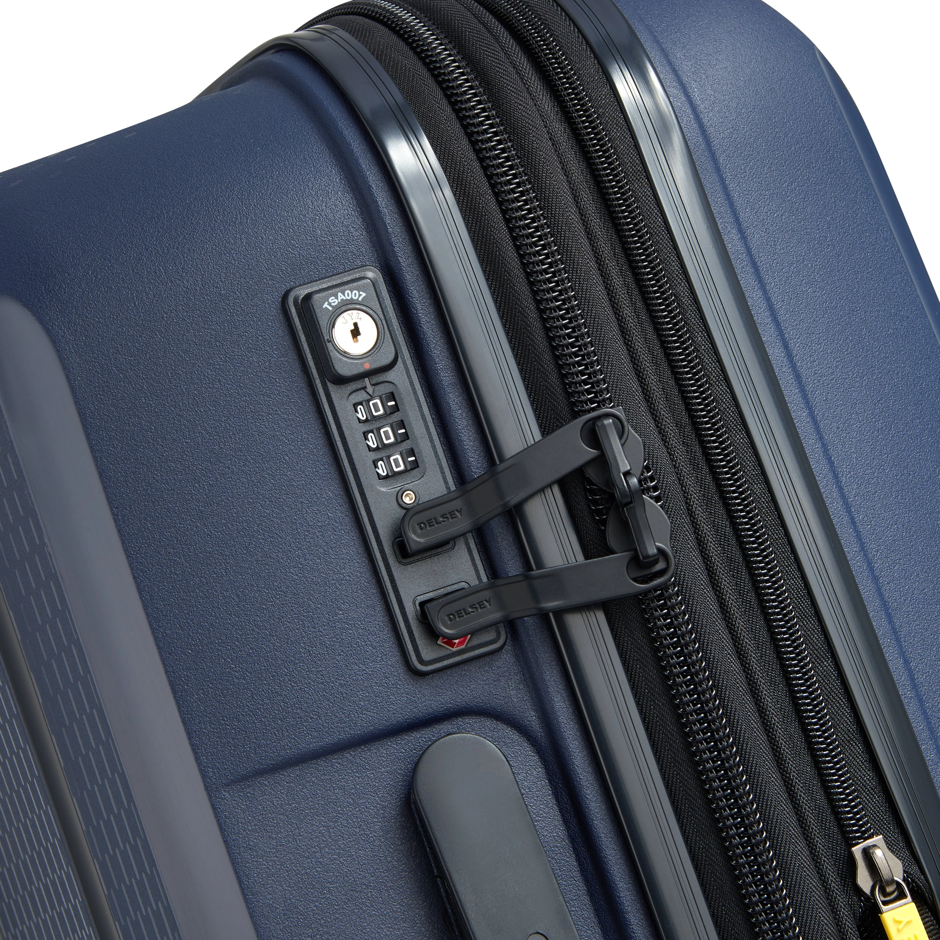 BELMONT PLUS | Kabine Koffer Erweiterbar 55 CM BLAU