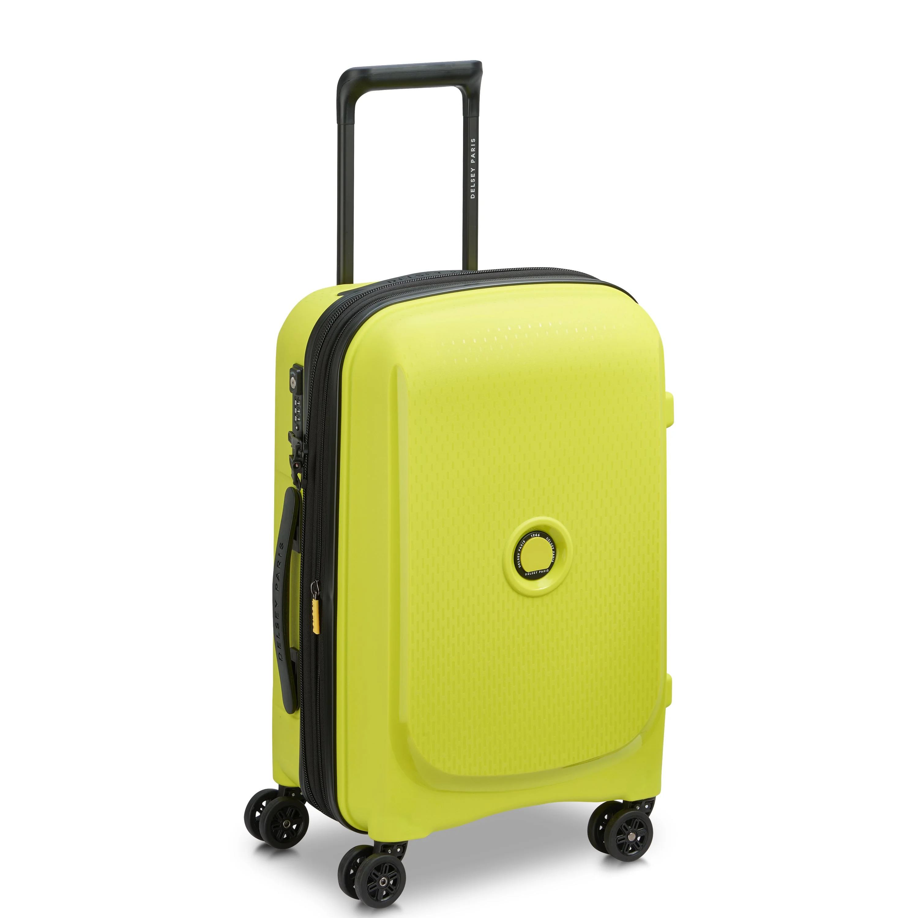 BELMONT PLUS | Kabine Koffer Erweiterbar 55 CM GRUEN CHARTREUSE