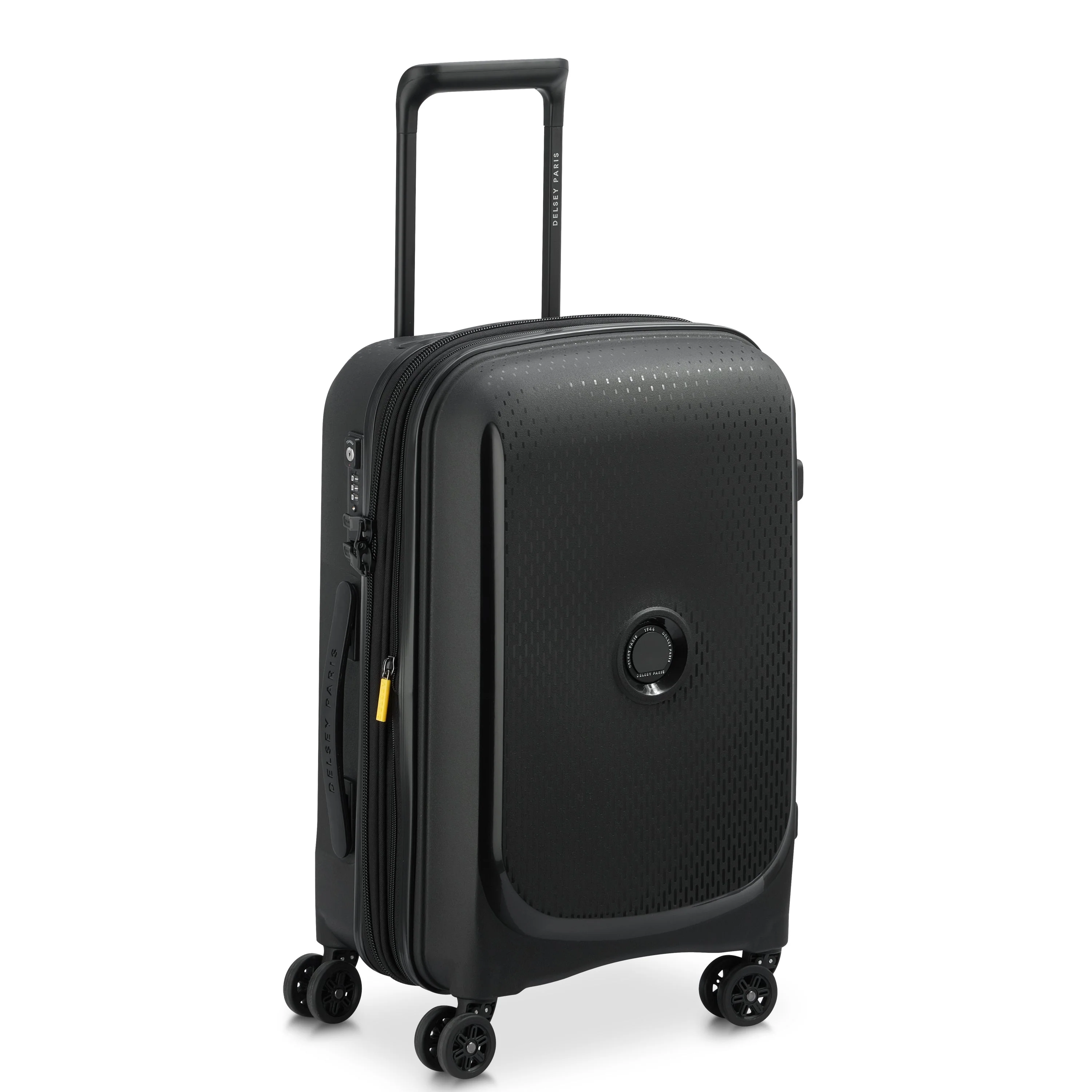 BELMONT PLUS | Kabine Koffer Erweiterbar 55 CM SCHWARZ
