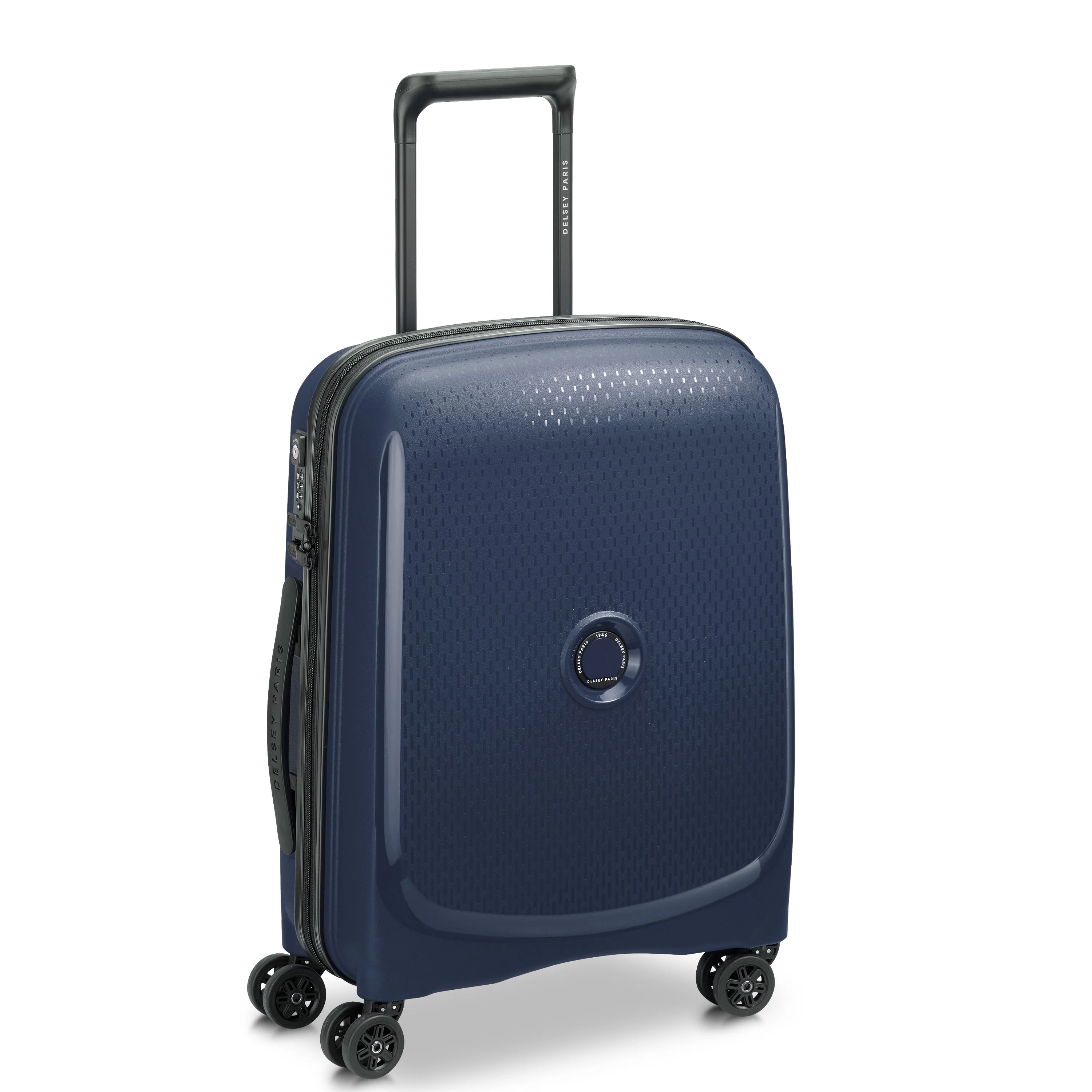 BELMONT PLUS | Kabine Slim Koffer 55 CM BLAU
