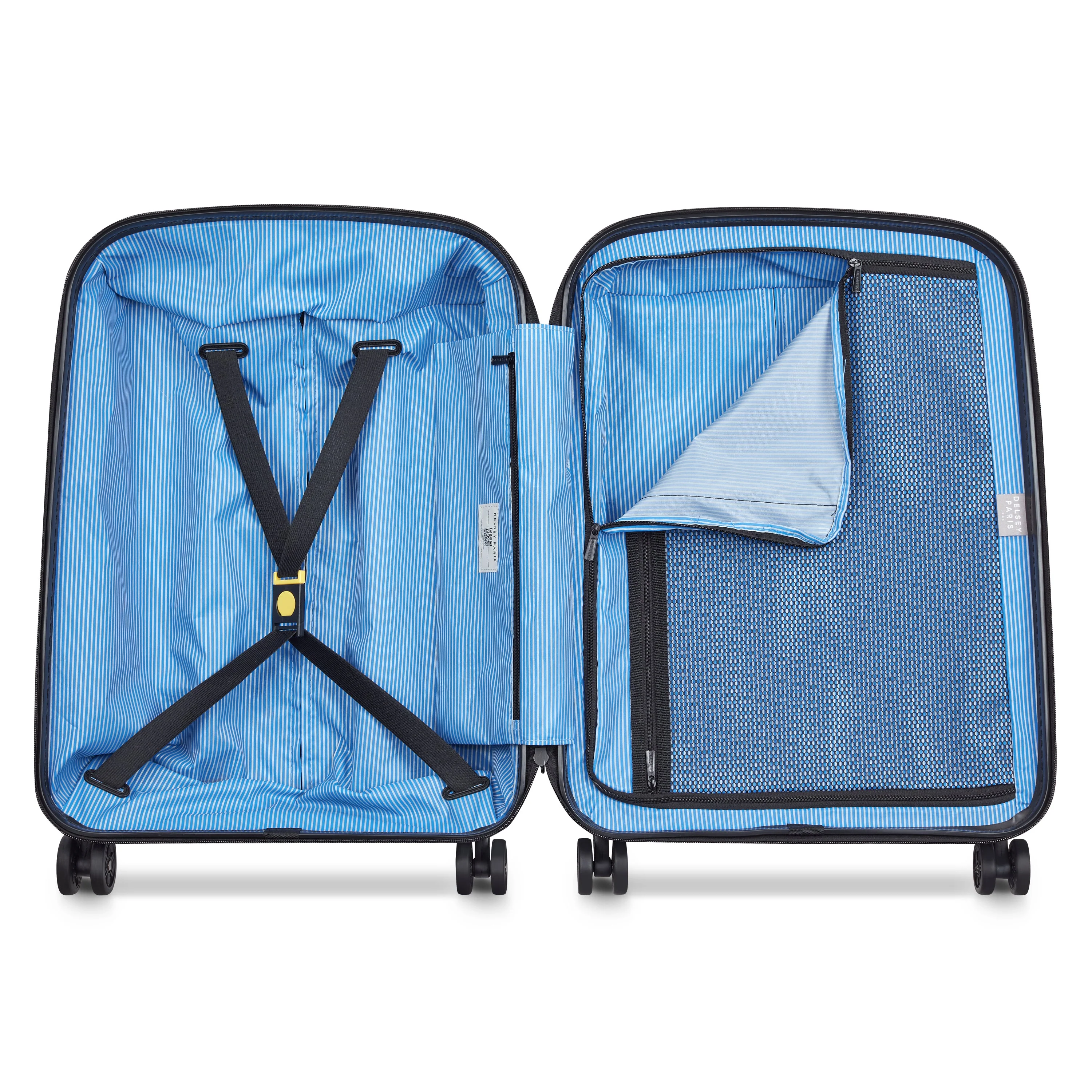 BELMONT PLUS | Kabine Slim Koffer 55 CM BLAU
