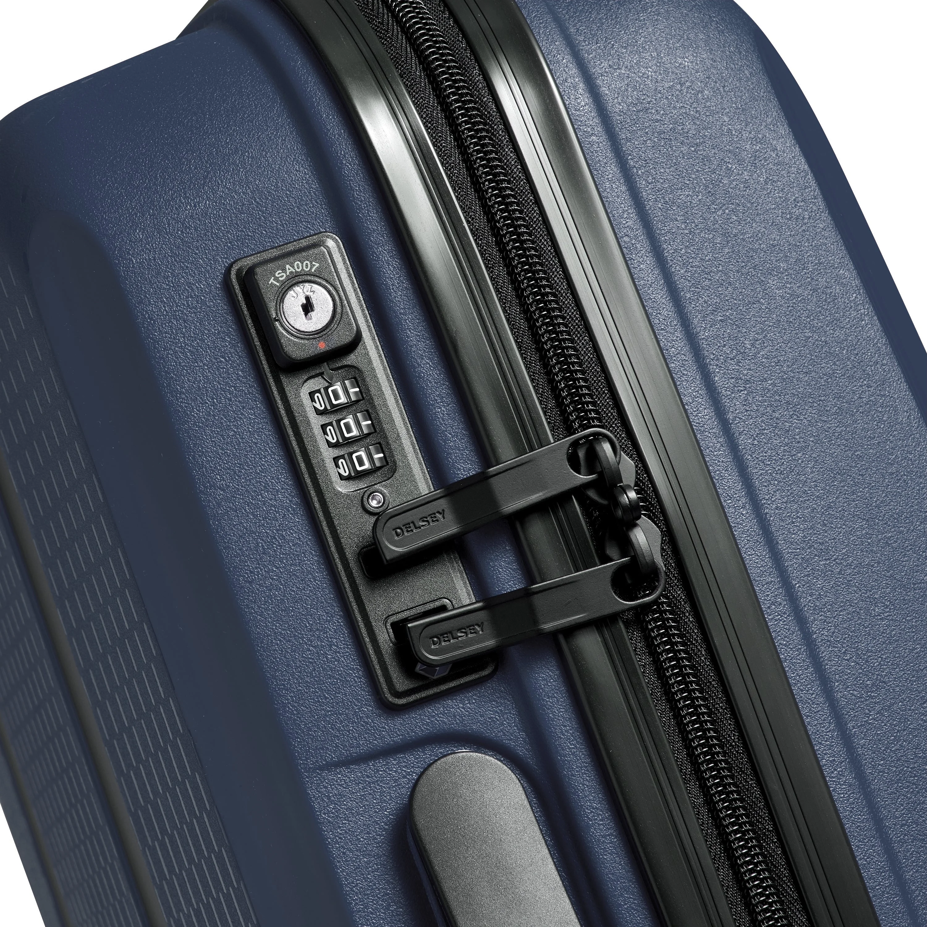 BELMONT PLUS | Kabine Slim Koffer 55 CM BLAU