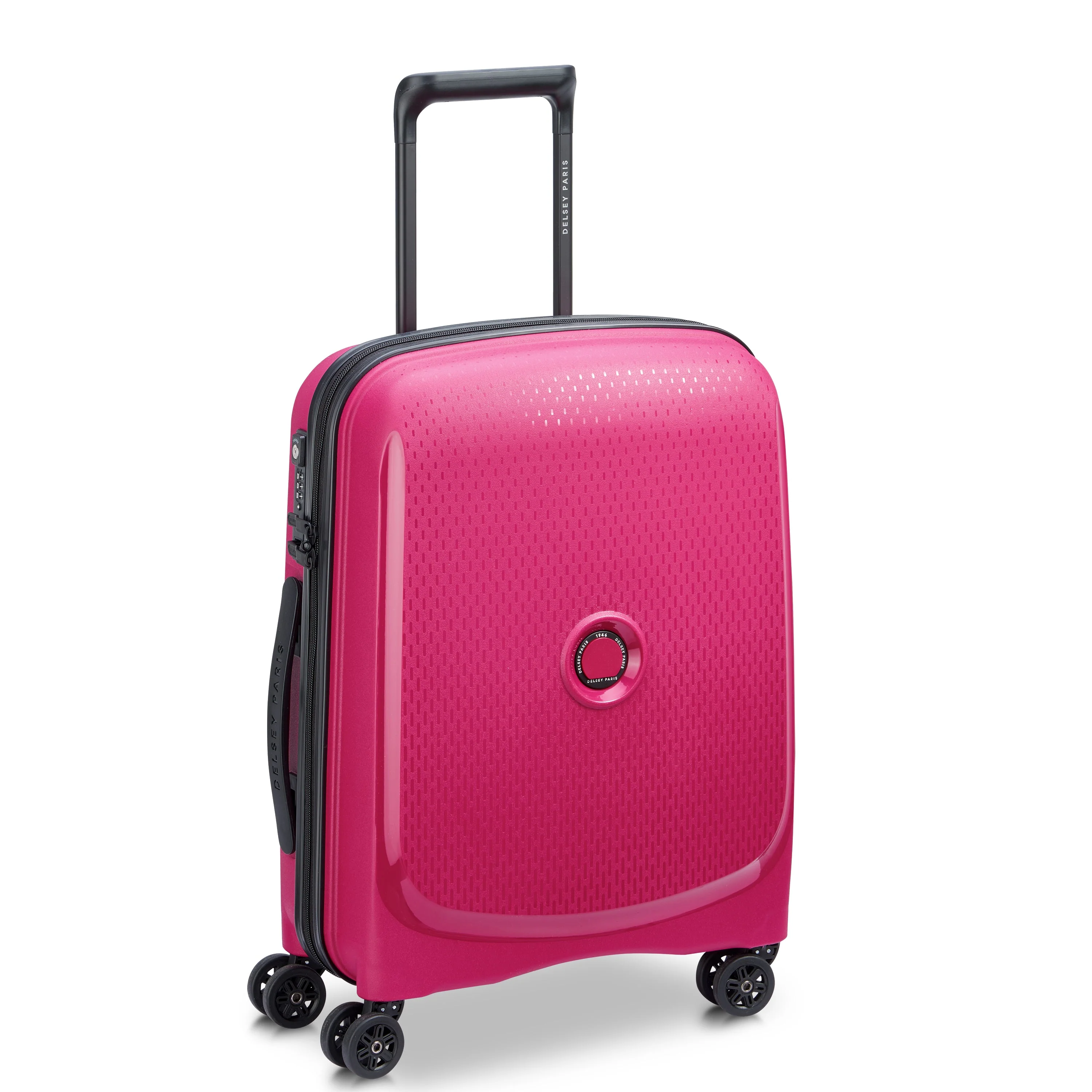 BELMONT PLUS | Kabine Slim Koffer 55 CM HIMBEER