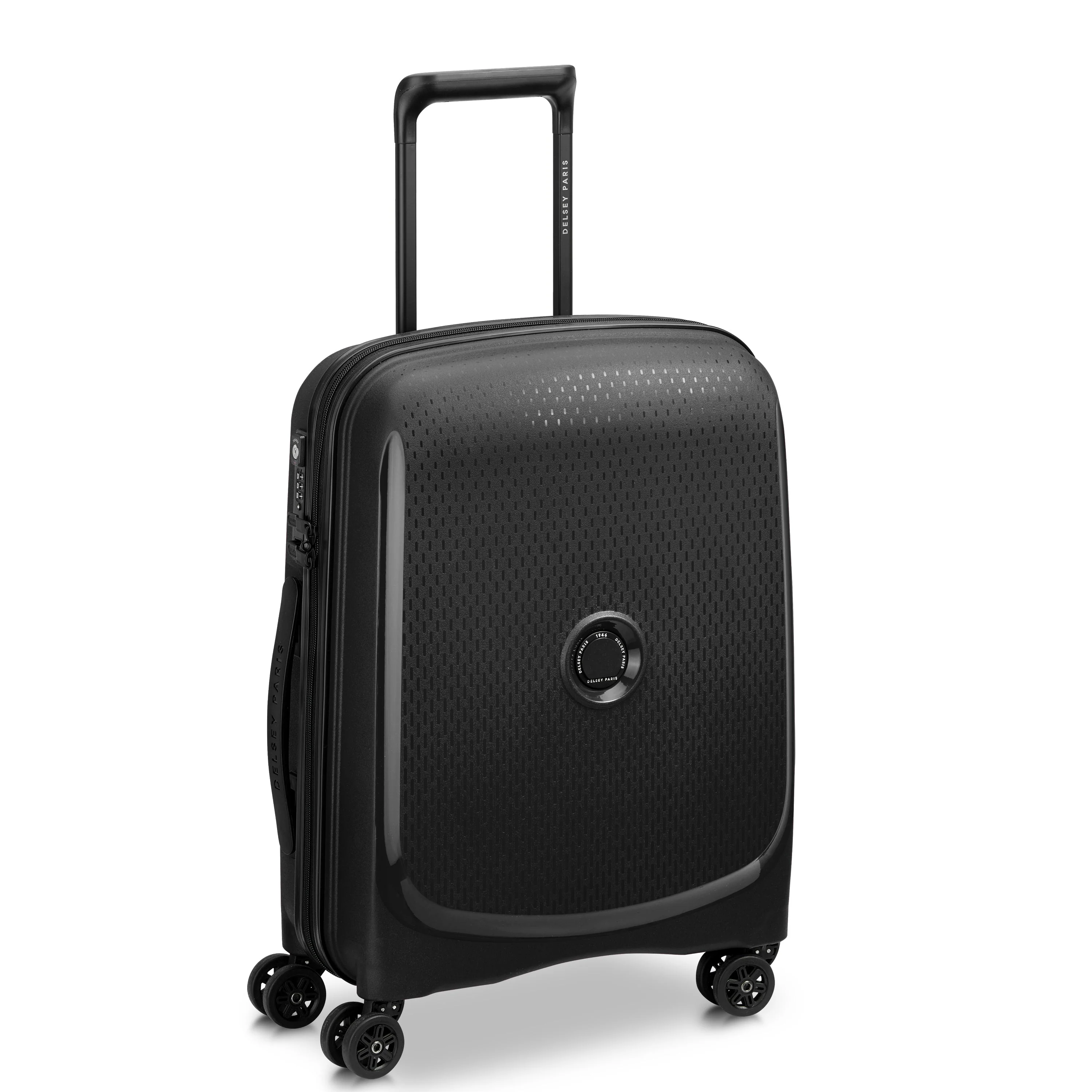 BELMONT PLUS | Kabine Slim Koffer 55 CM SCHWARZ