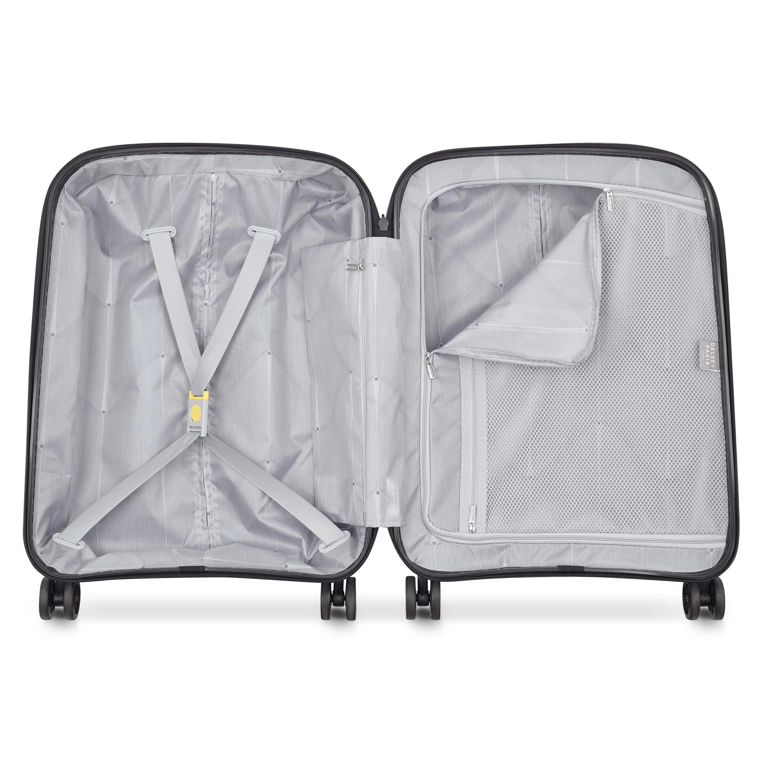 BELMONT PLUS | Kabine Slim Koffer 55 CM SCHWARZ