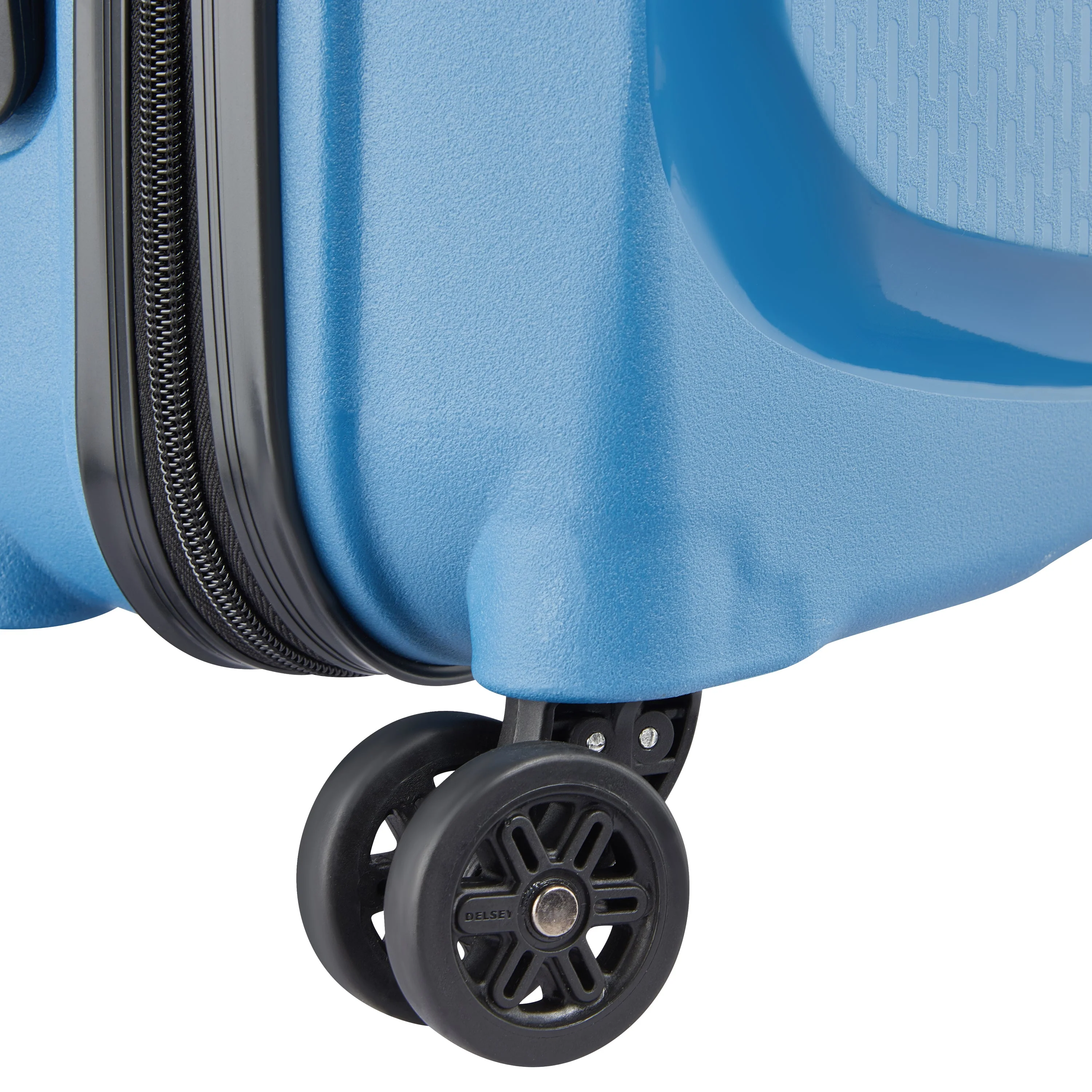 BELMONT PLUS | Kabine Slim Koffer 55 CM ZINK BLAU