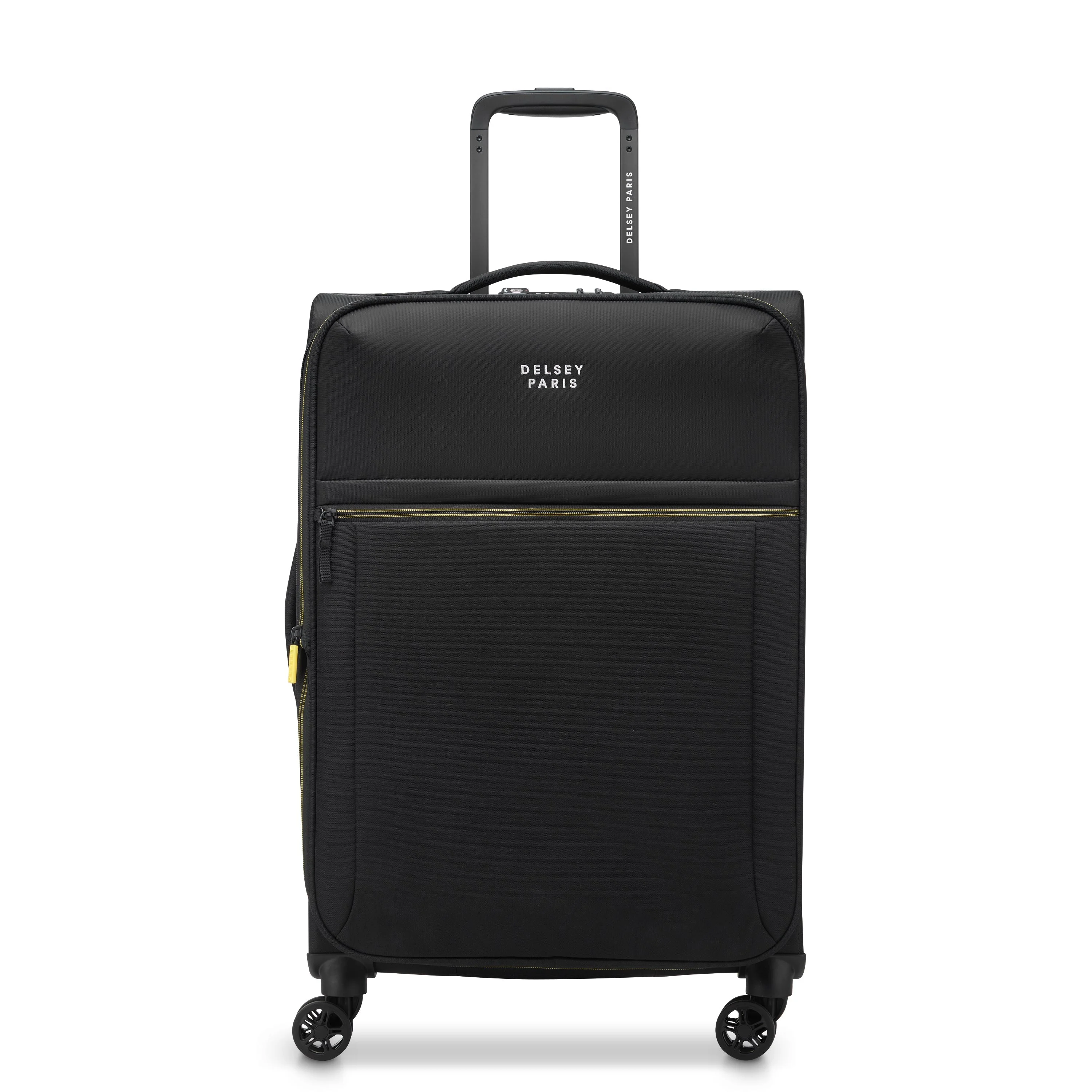 BROCHANT 3 | Check-in Medium Koffer Erweiterbar 67 CM DEEP BLACK