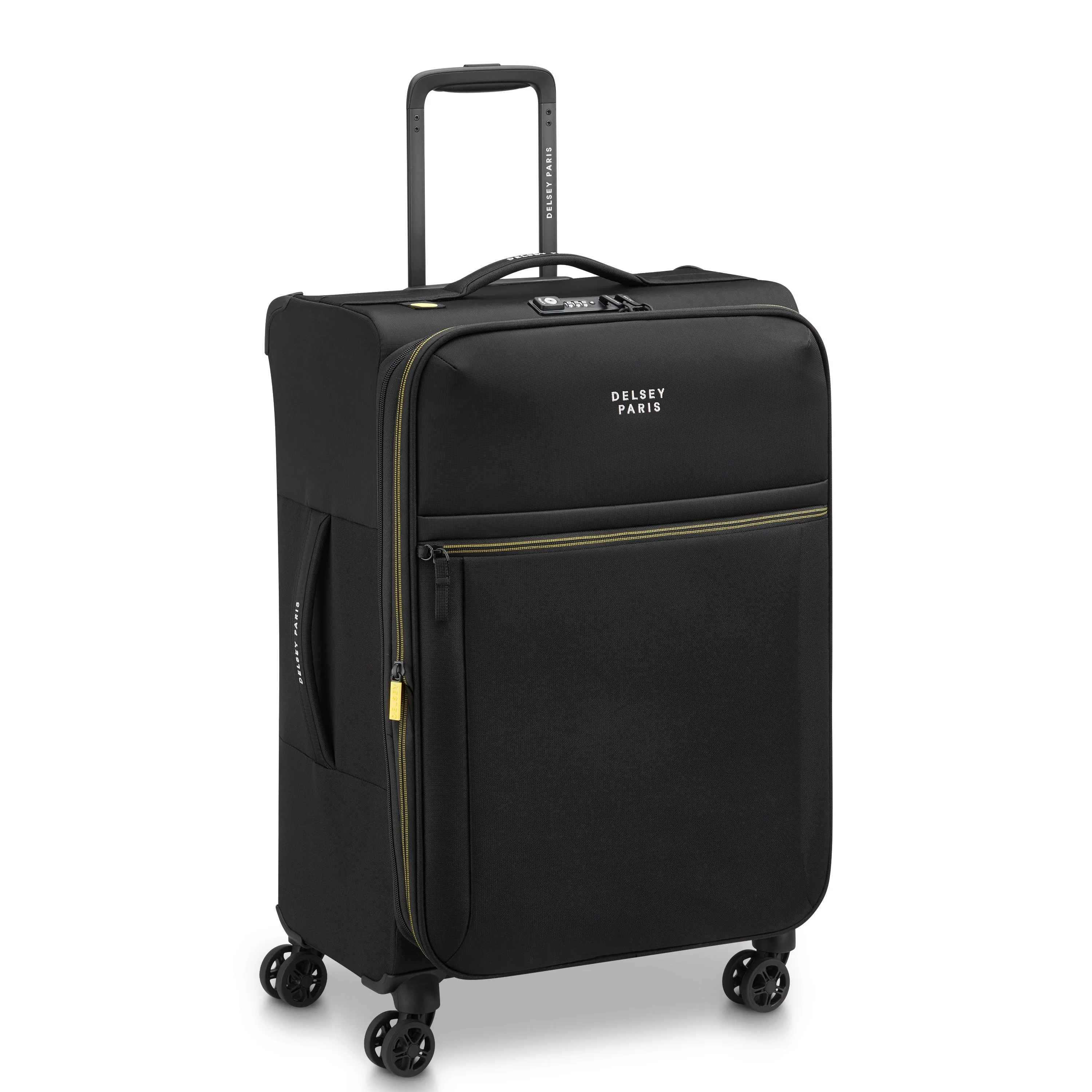 BROCHANT 3 | Check-in Medium Koffer Erweiterbar 67 CM DEEP BLACK