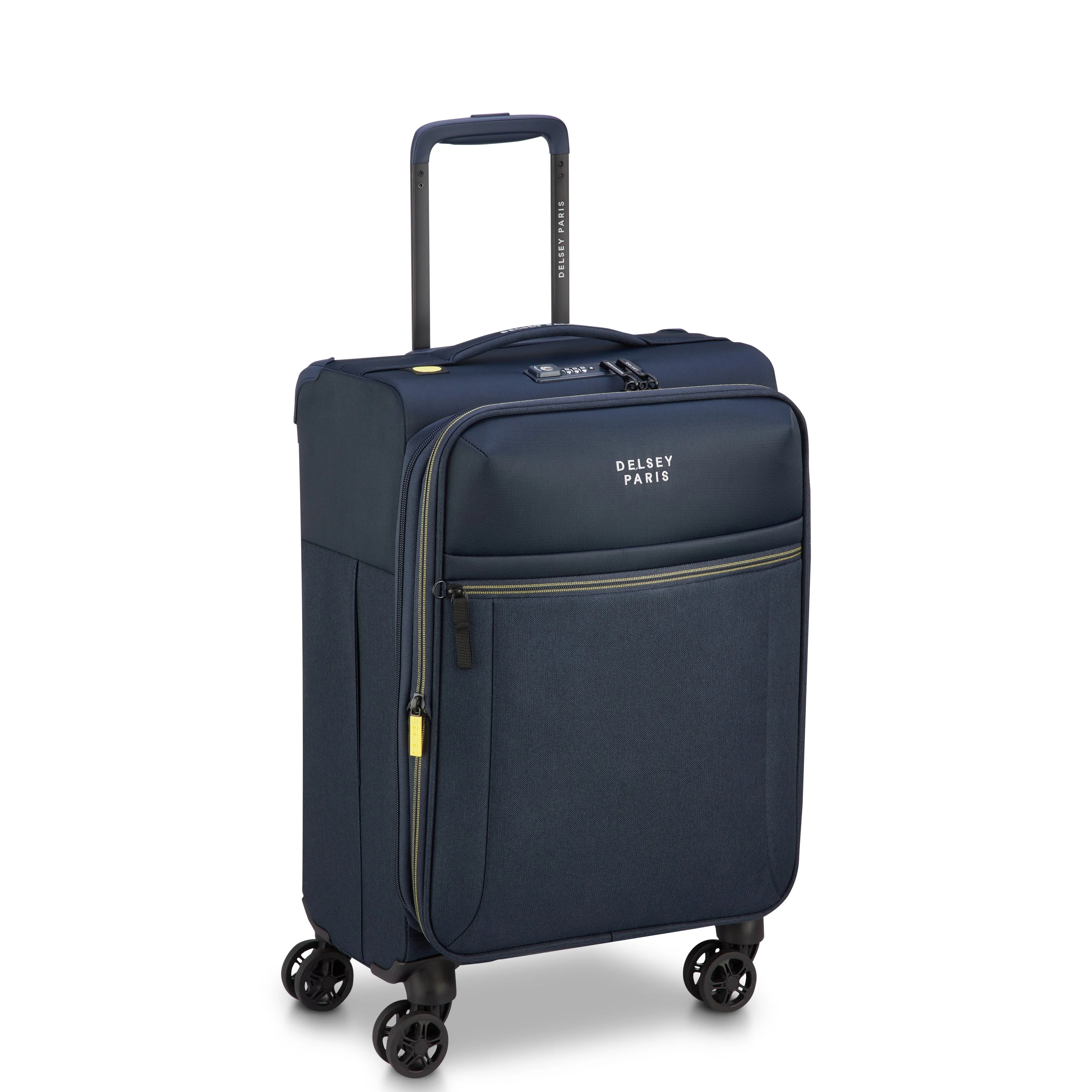 BROCHANT 3 | Kabine Koffer Erweiterbar 55 CM MARINEBLAU