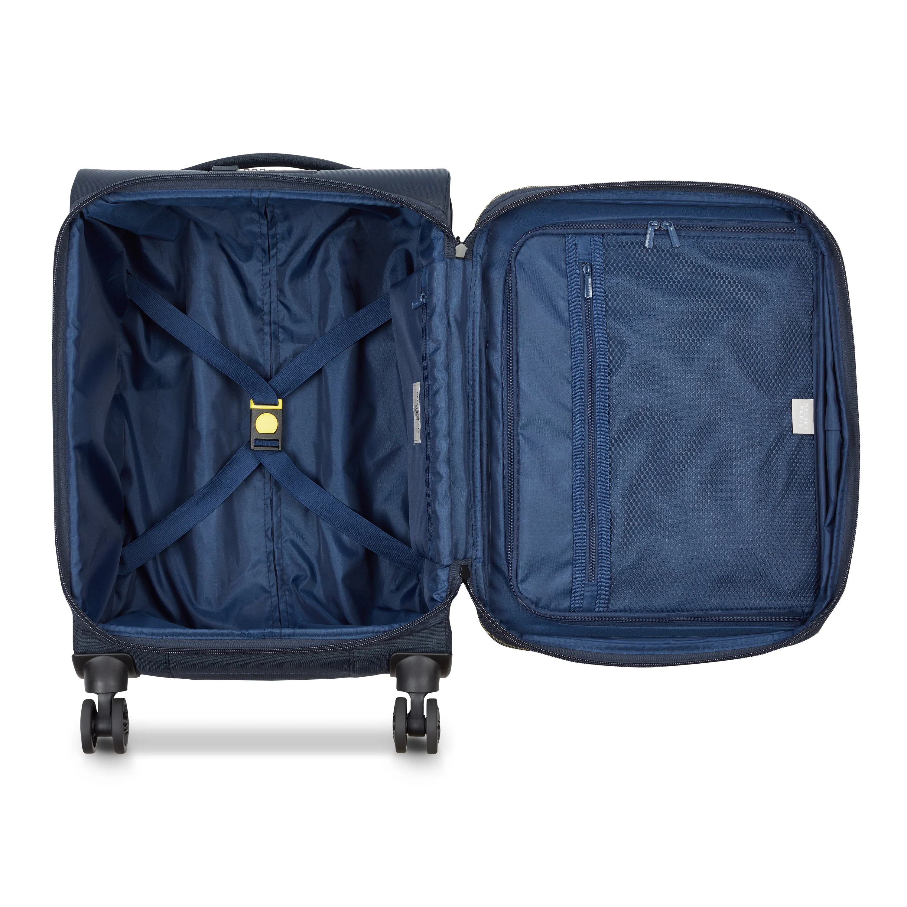 BROCHANT 3 | Kabine Koffer Erweiterbar 55 CM MARINEBLAU