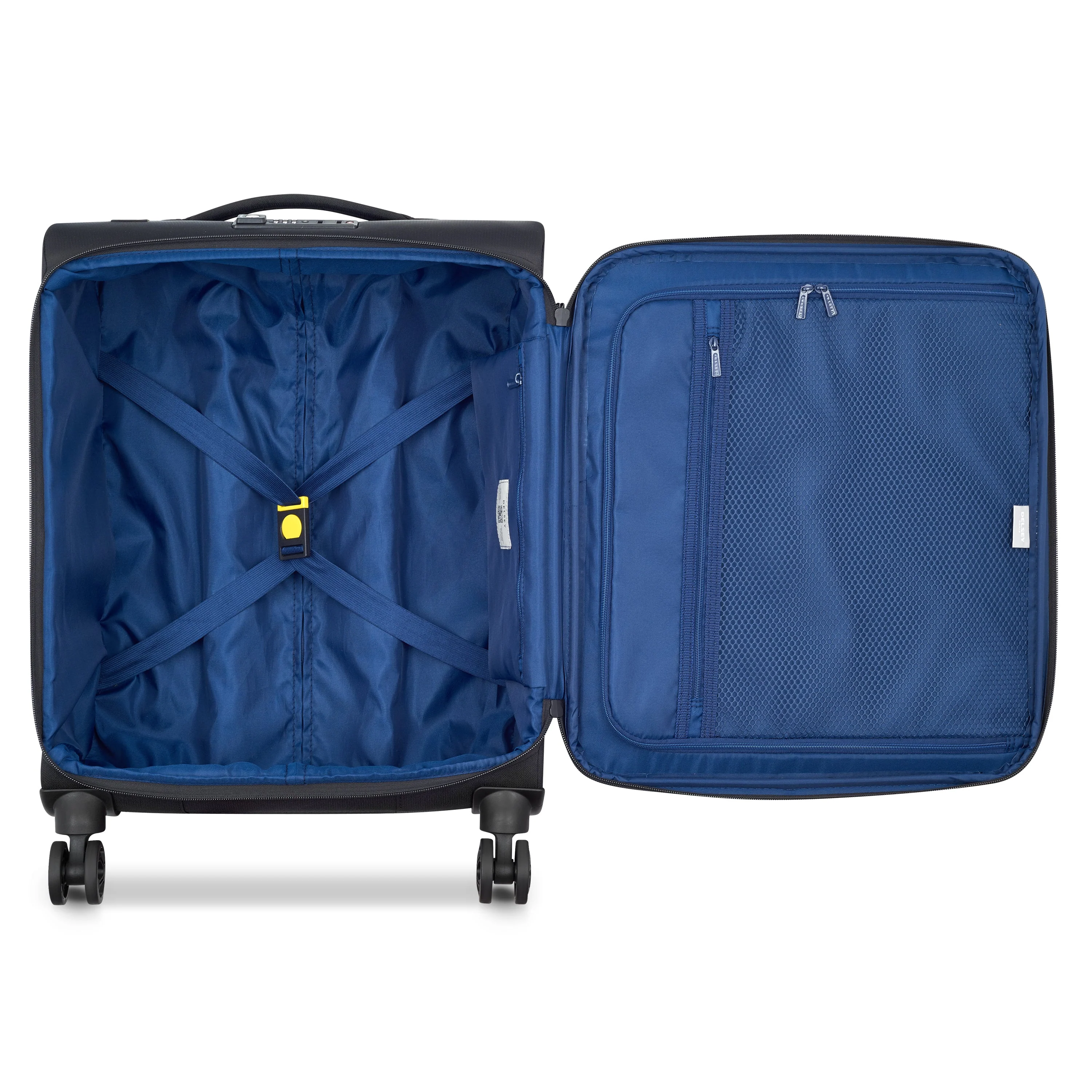 BROCHANT 3 | Kabine Slim Koffer 55 CM DEEP BLACK