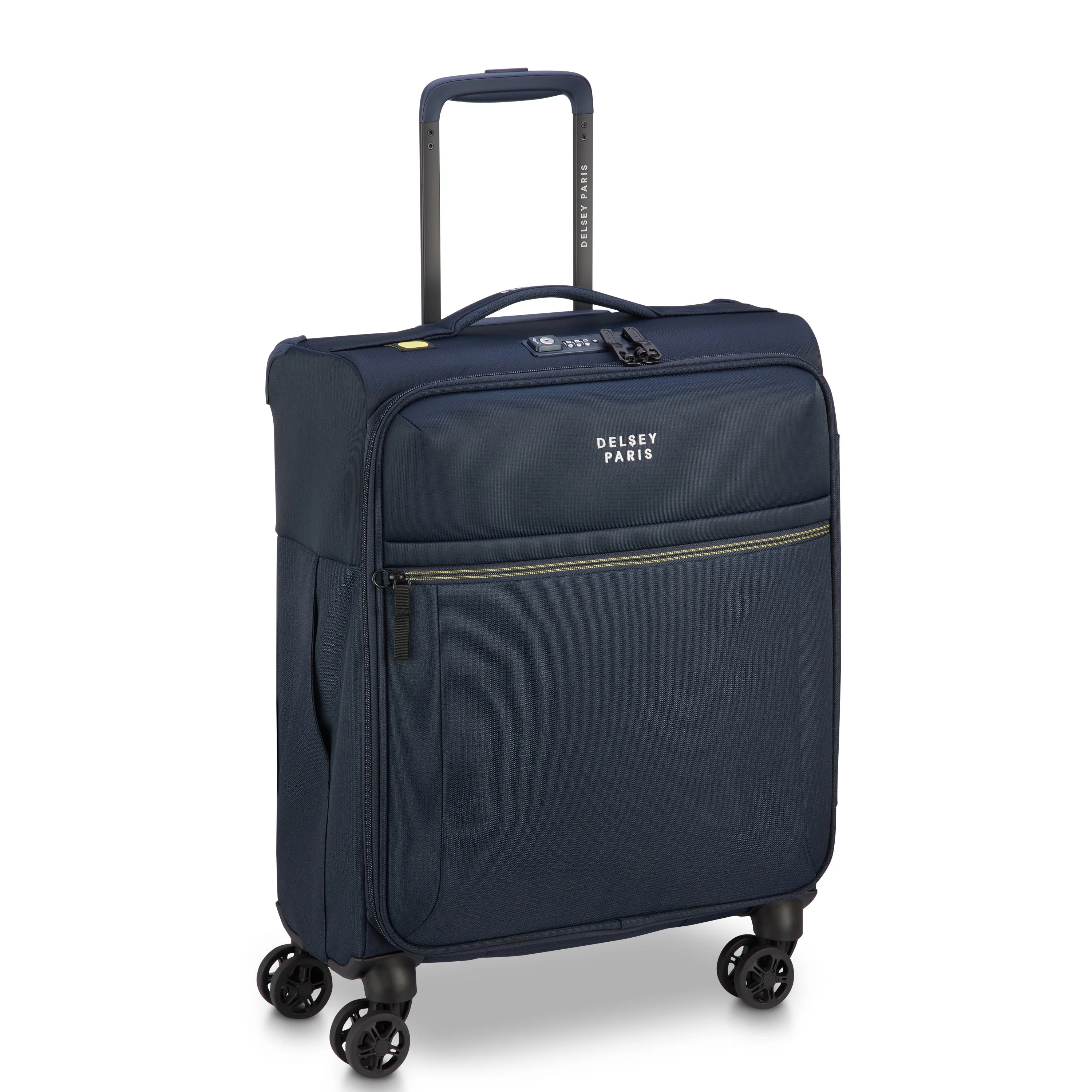 BROCHANT 3 | Kabine Slim Koffer 55 CM MARINEBLAU