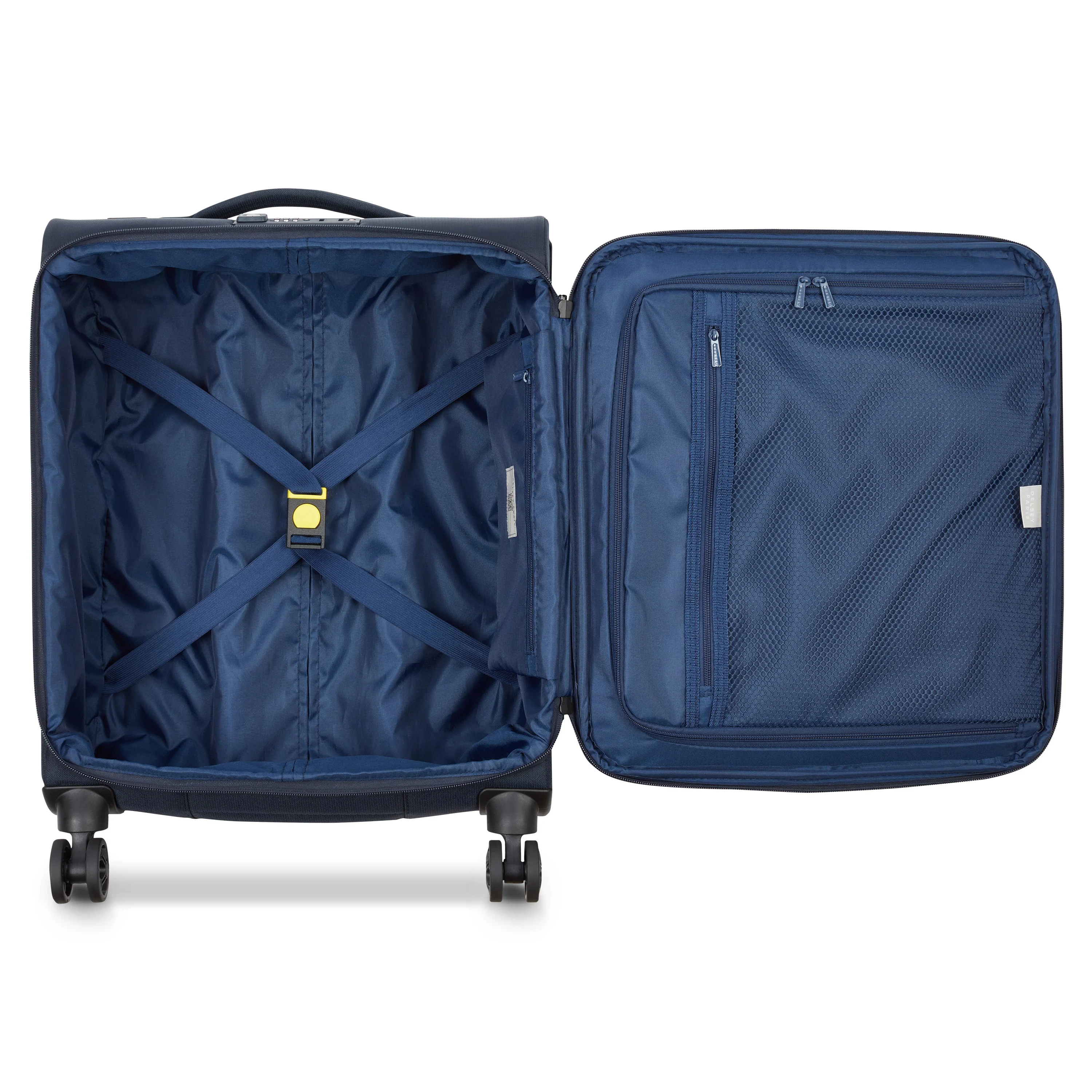 BROCHANT 3 | Kabine Slim Koffer 55 CM MARINEBLAU