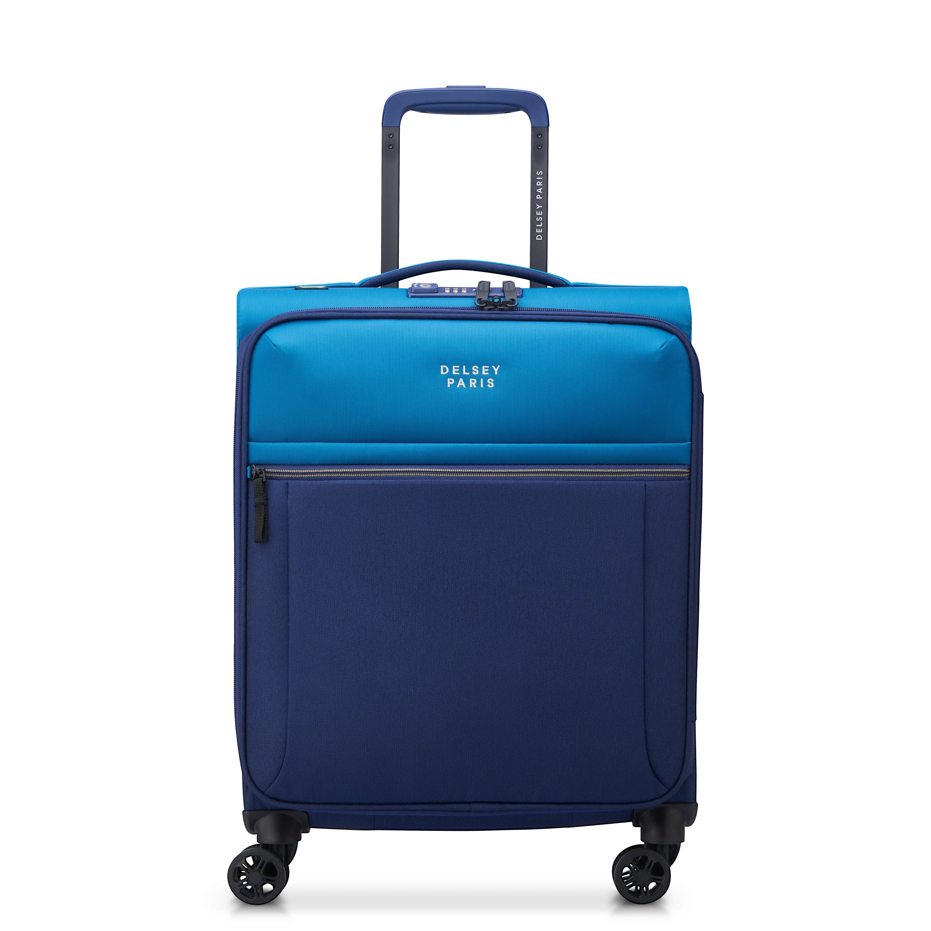 BROCHANT 3 | Kabine Slim Koffer 55 CM MEERBLAU