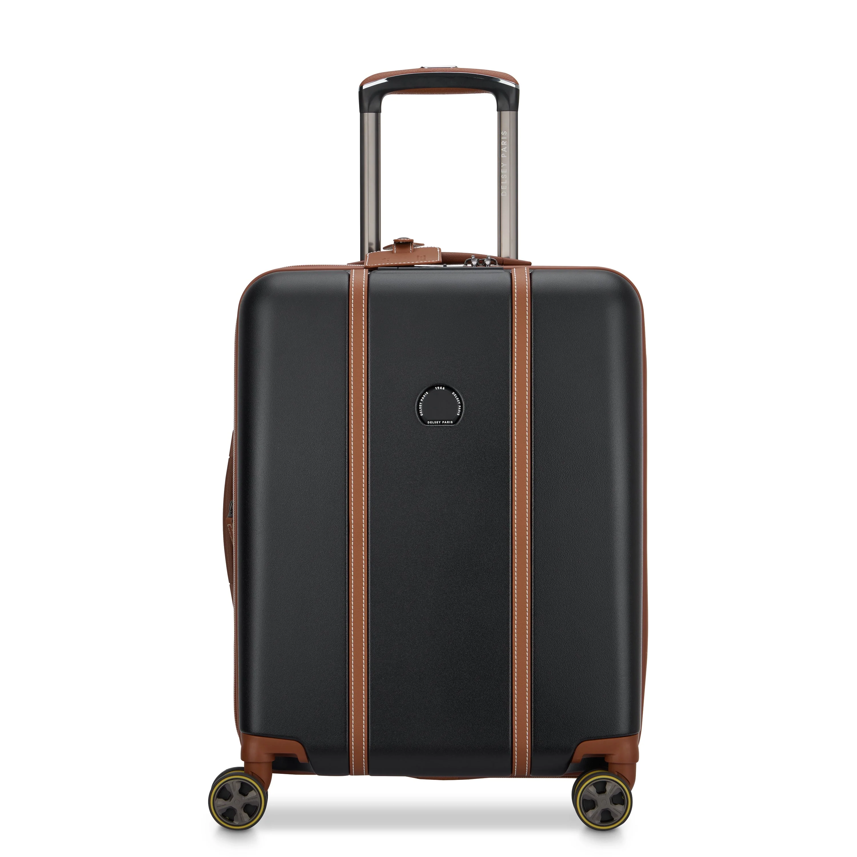 CADENCE | Kabine Slim Koffer Erweiterbar 55 CM SCHWARZ