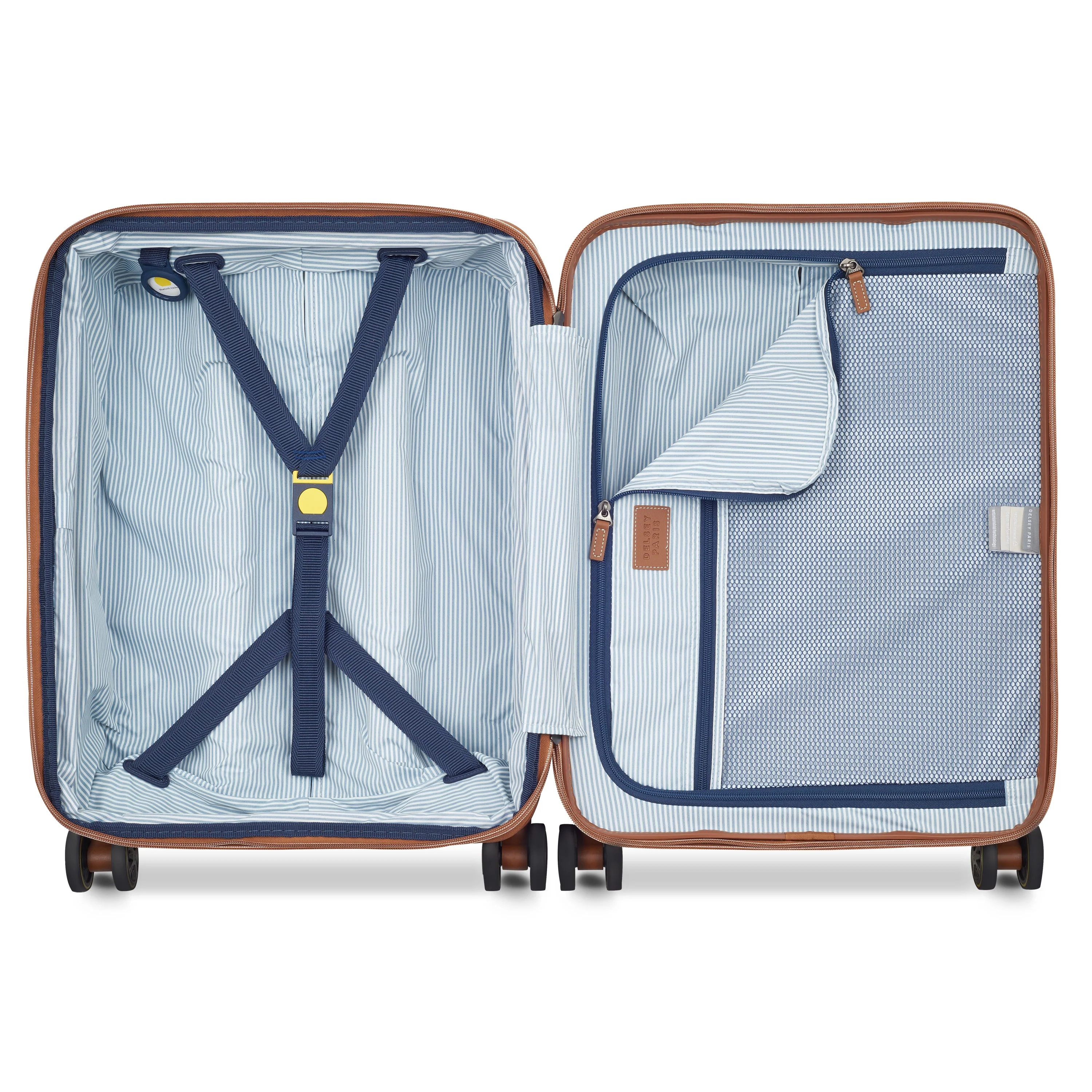 CADENCE | Kabine Slim Koffer Erweiterbar 55 CM SCHWARZ