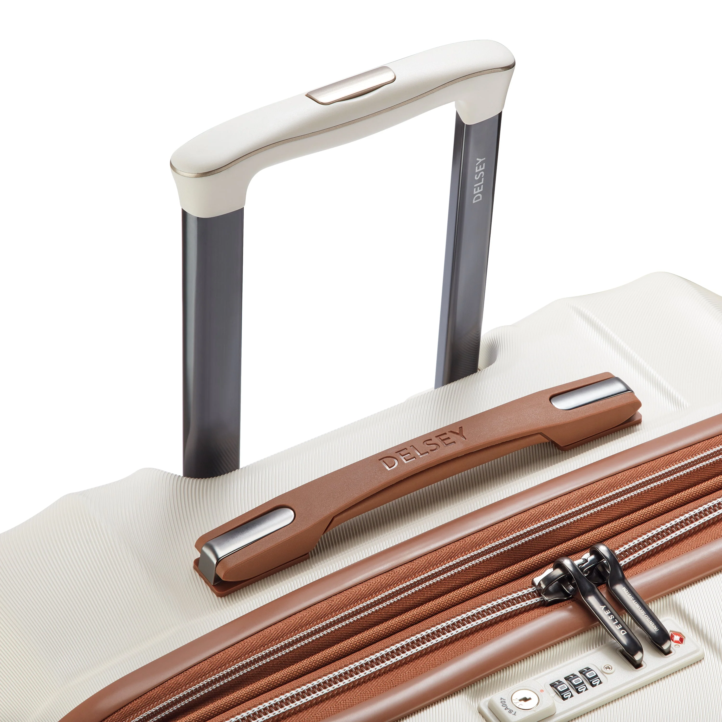 CARROUSEL 2 | Check-in Large Koffer Erweiterbar 76 CM OFF WHITE