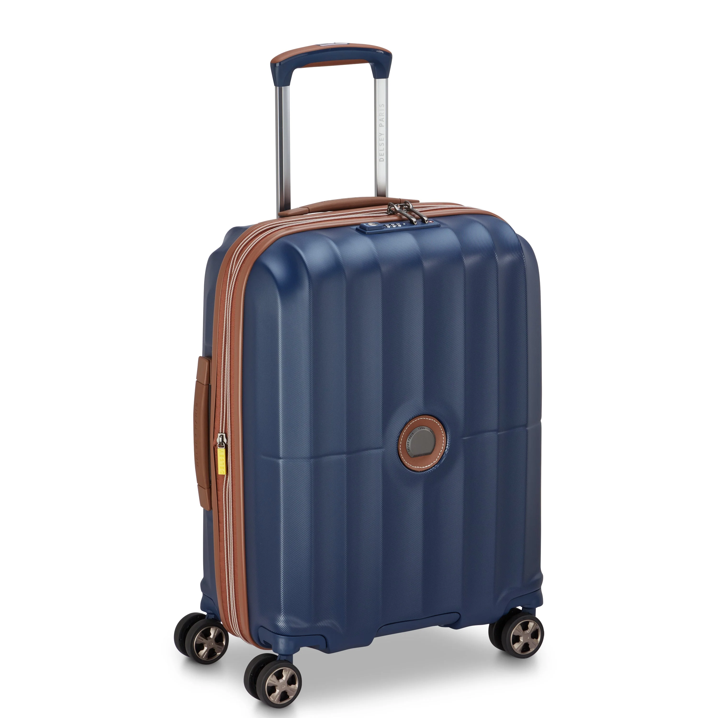 CARROUSEL 2 | Kabine Slim Koffer Erweiterbar 55 CM BLAU