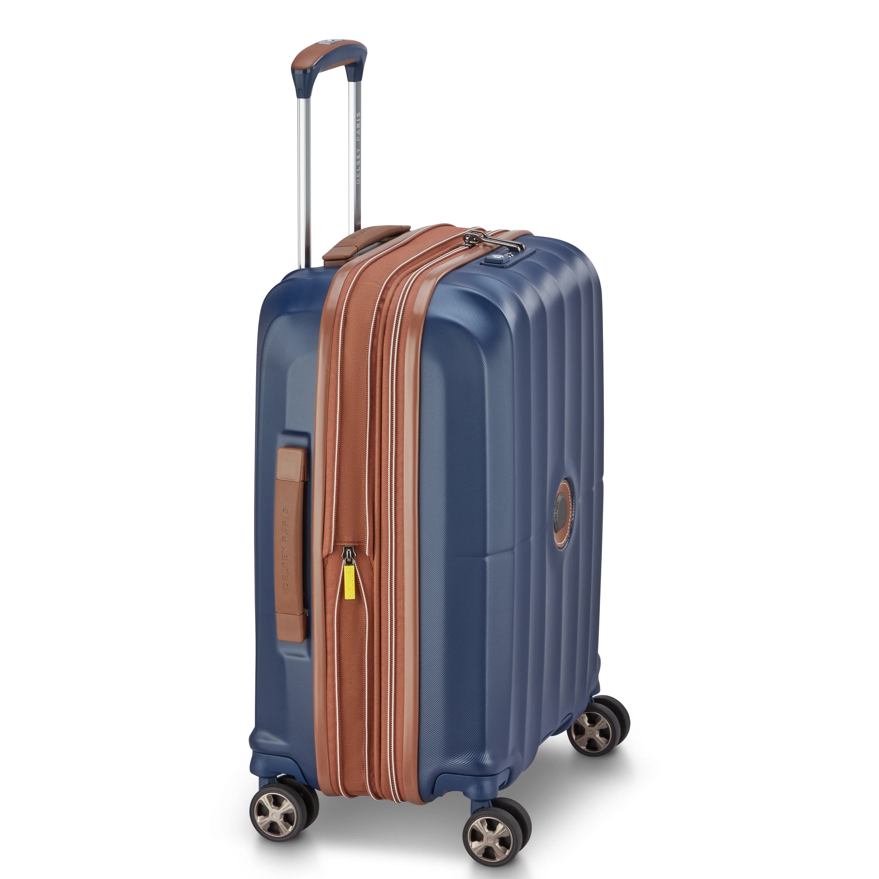 CARROUSEL 2 | Kabine Slim Koffer Erweiterbar 55 CM BLAU