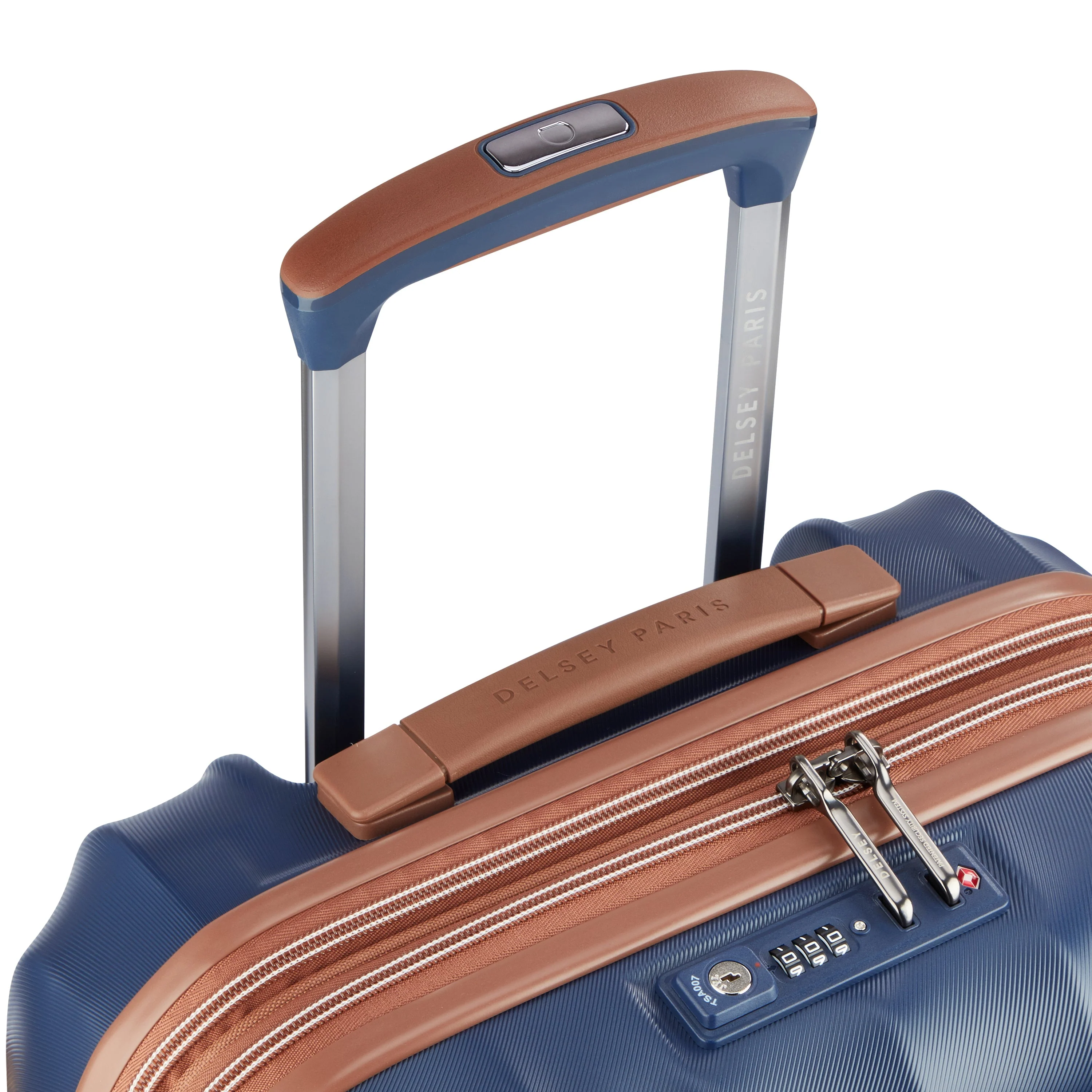 CARROUSEL 2 | Kabine Slim Koffer Erweiterbar 55 CM BLAU