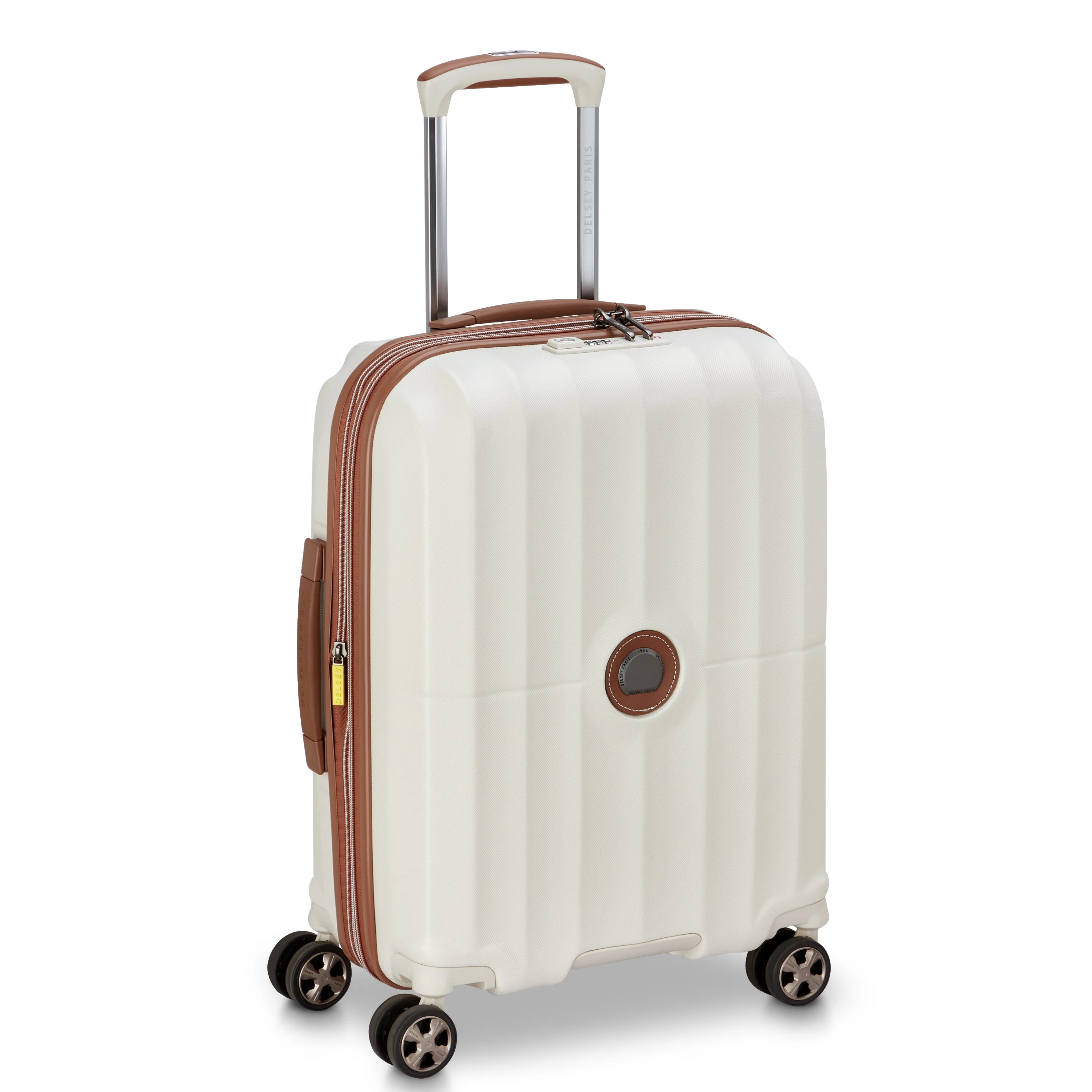 CARROUSEL 2 | Kabine Slim Koffer Erweiterbar 55 CM OFF WHITE