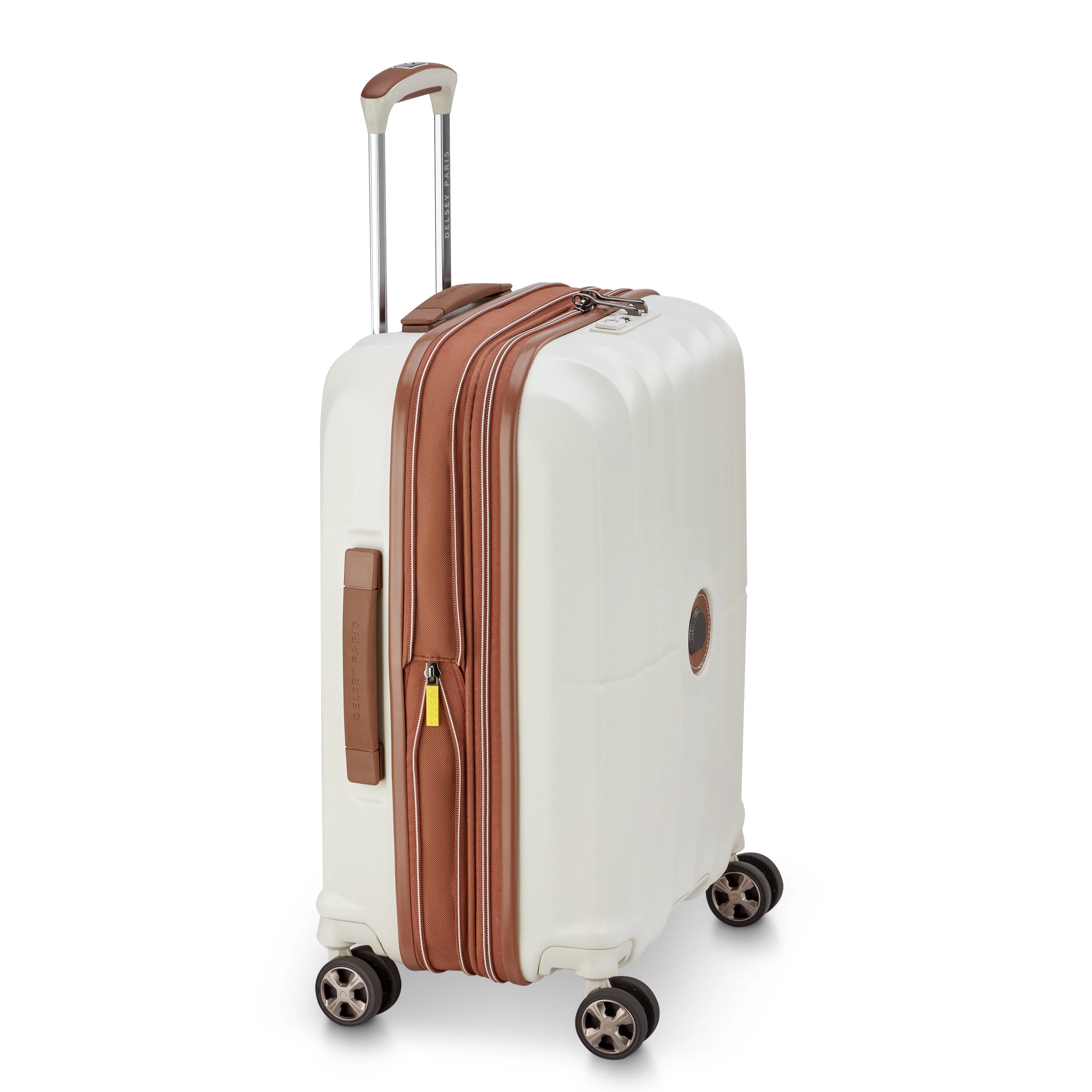 CARROUSEL 2 | Kabine Slim Koffer Erweiterbar 55 CM OFF WHITE