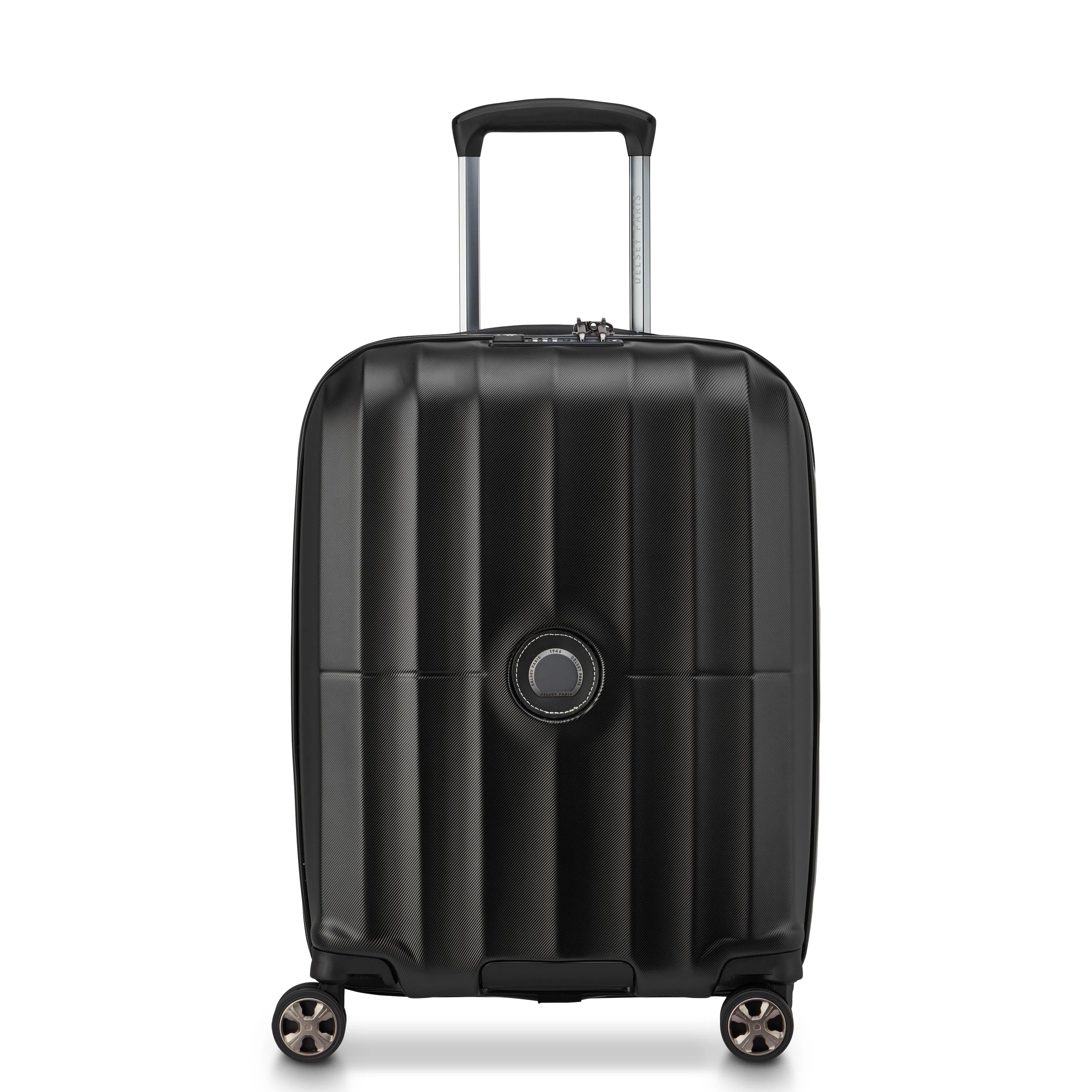CARROUSEL 2 | Kabine Slim Koffer Erweiterbar 55 CM SCHWARZ