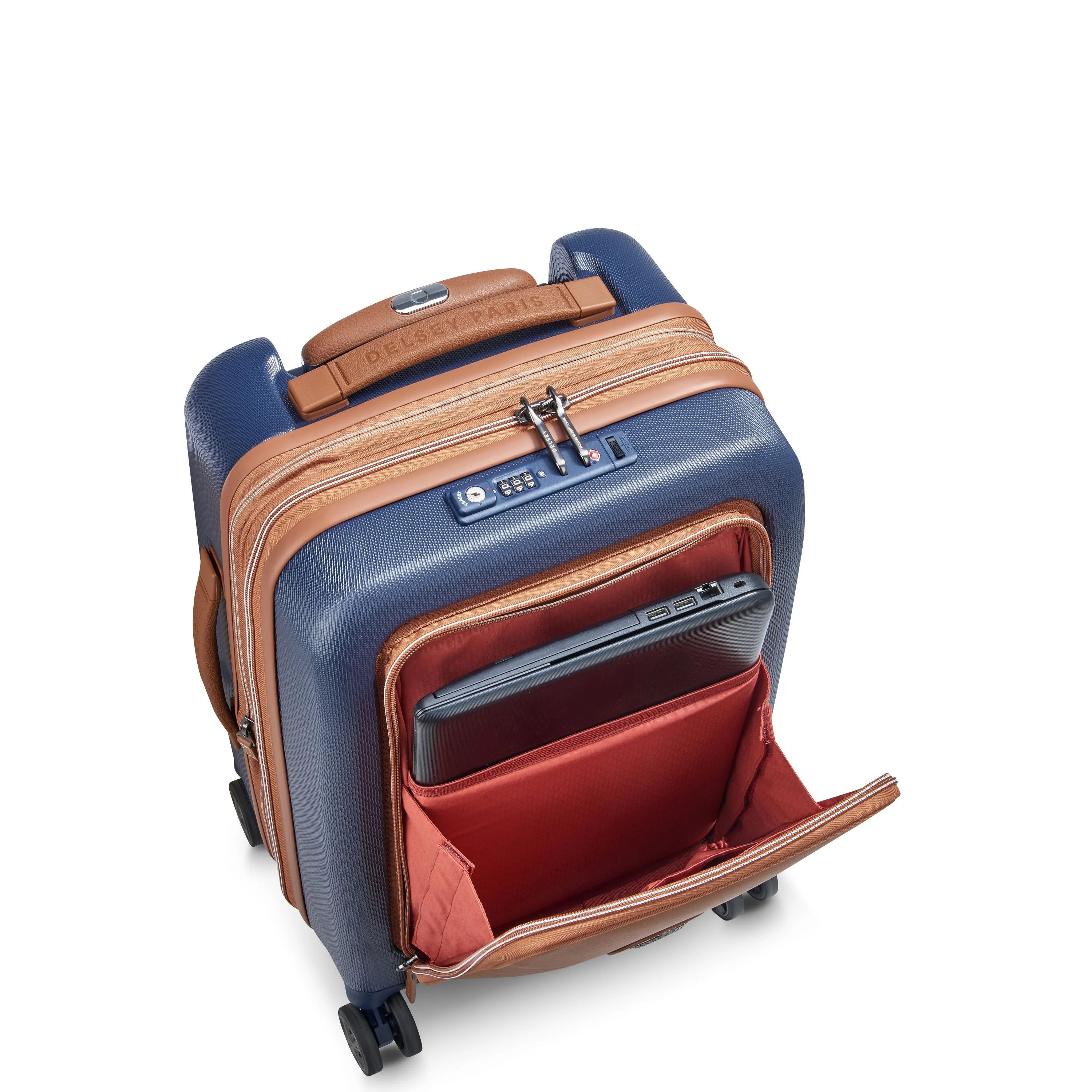 CHATELET AIR 2.0 | Kabine Koffer Erweiterbar 55 CM MARINEBLAU