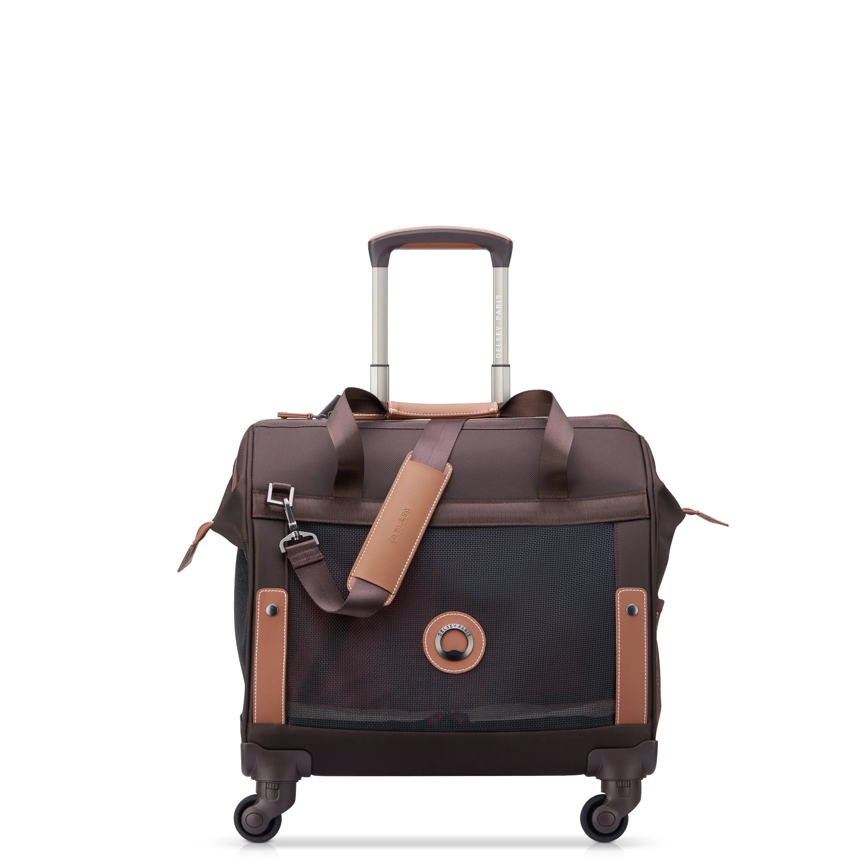 CHATELET AIR 2.0 | Tiertransporttasche mit Trolley BRAUN
