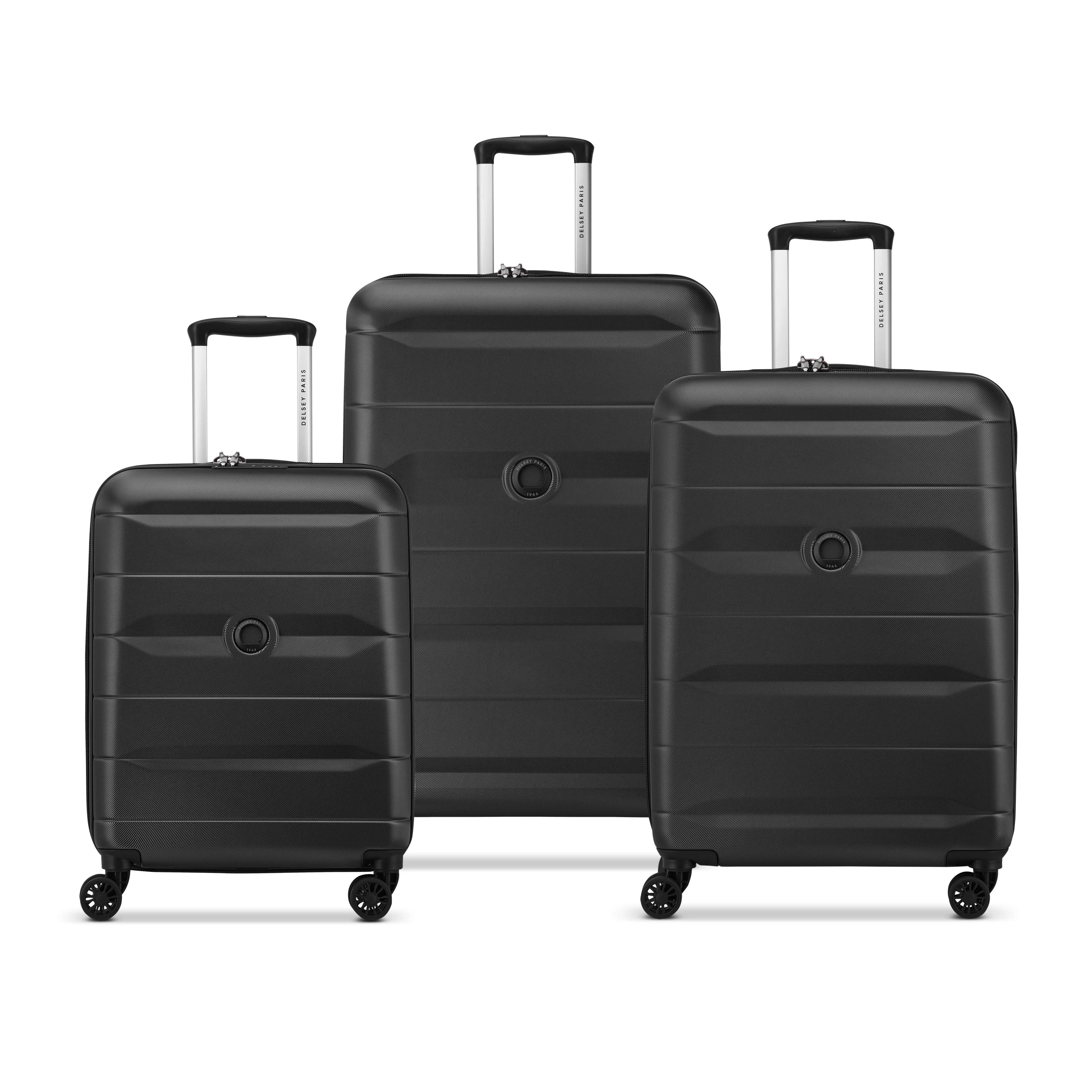 COMETE 4 | 3-teiliges Koffer Set SCHWARZ