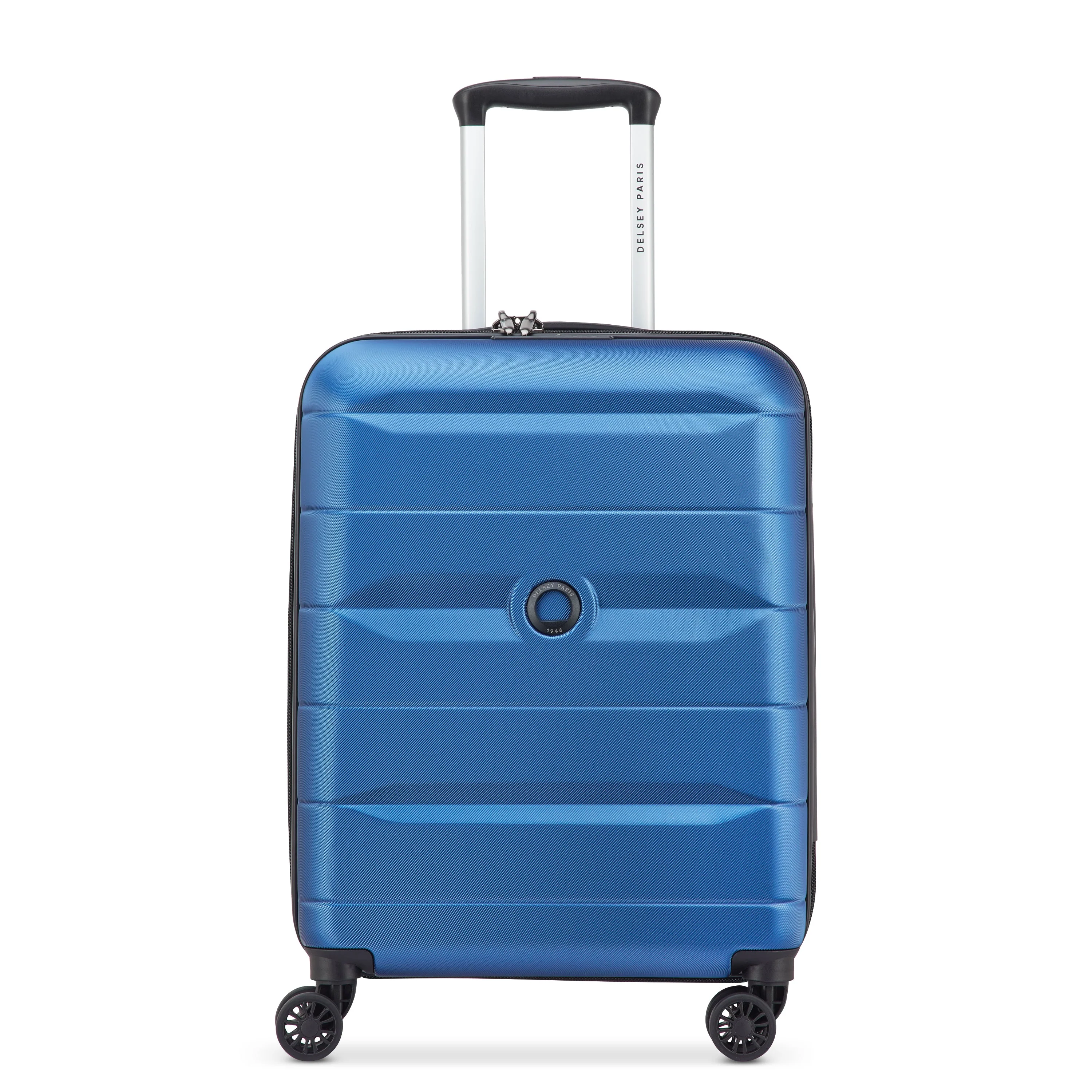 COMETE 4 | Kabine Slim Koffer Erweiterbar 55 CM HELLBLAU