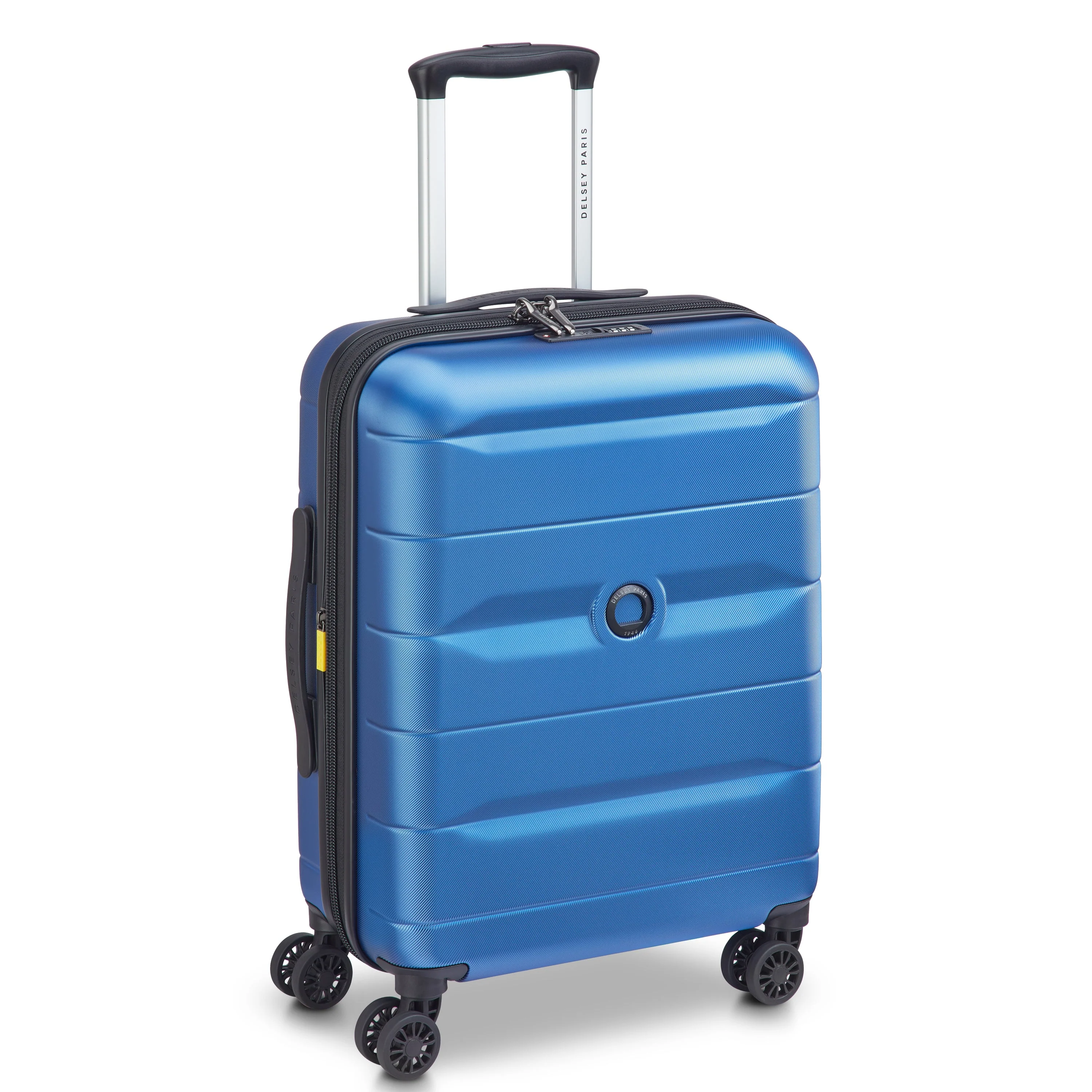 COMETE 4 | Kabine Slim Koffer Erweiterbar 55 CM HELLBLAU