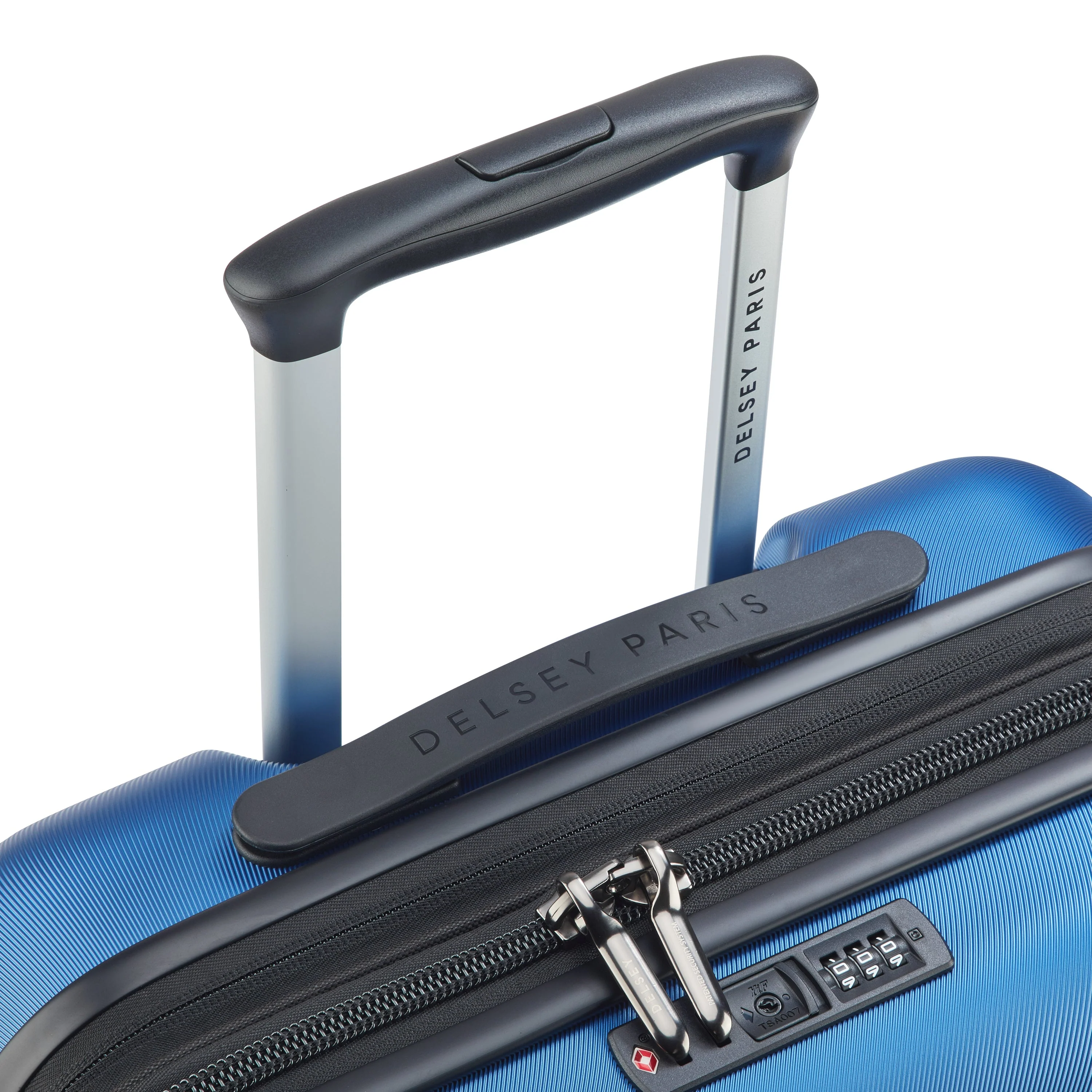 COMETE 4 | Kabine Slim Koffer Erweiterbar 55 CM HELLBLAU