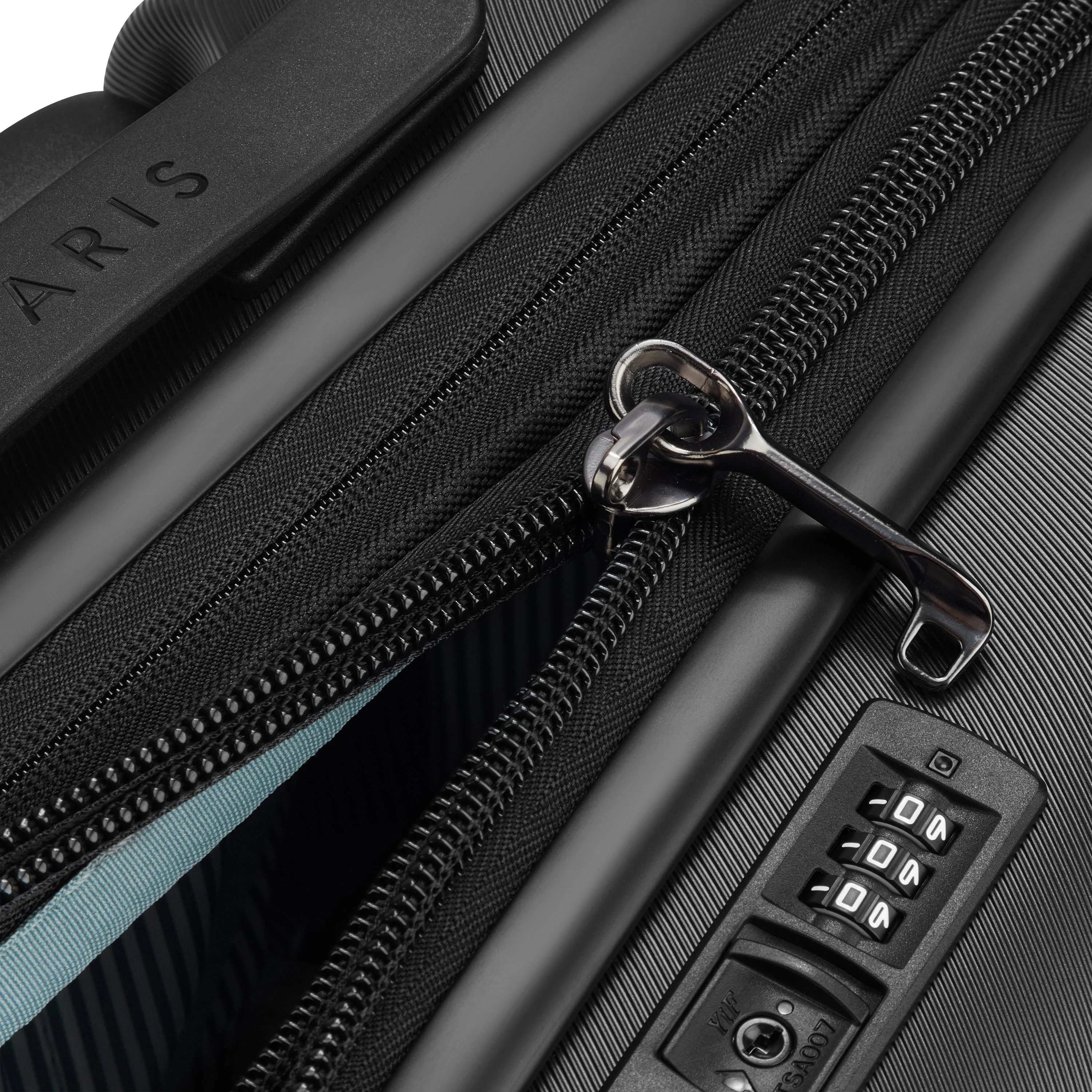 COMETE 4 | Kabine Slim Koffer Erweiterbar 55 CM SCHWARZ
