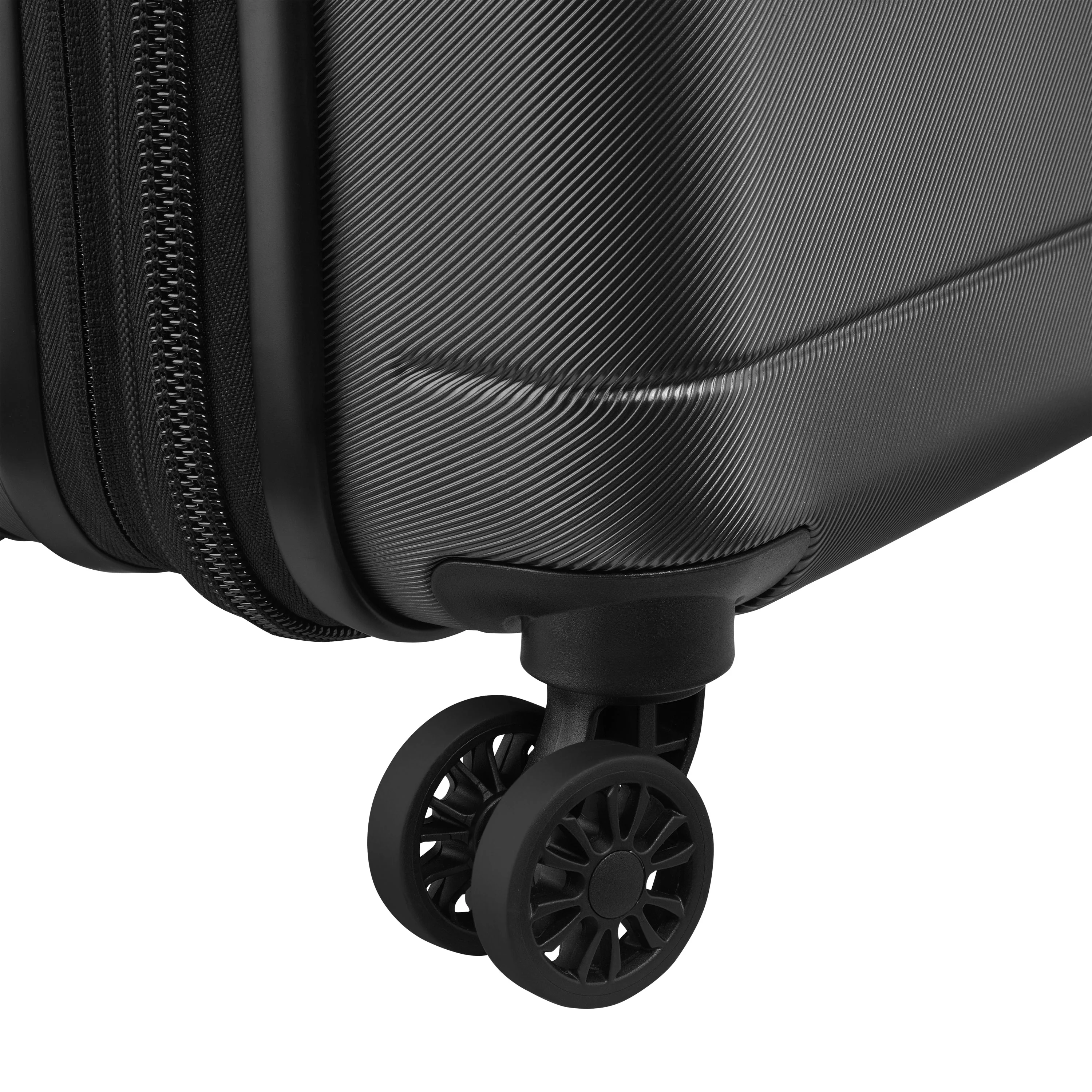COMETE 4 | Kabine Slim Koffer Erweiterbar 55 CM SCHWARZ