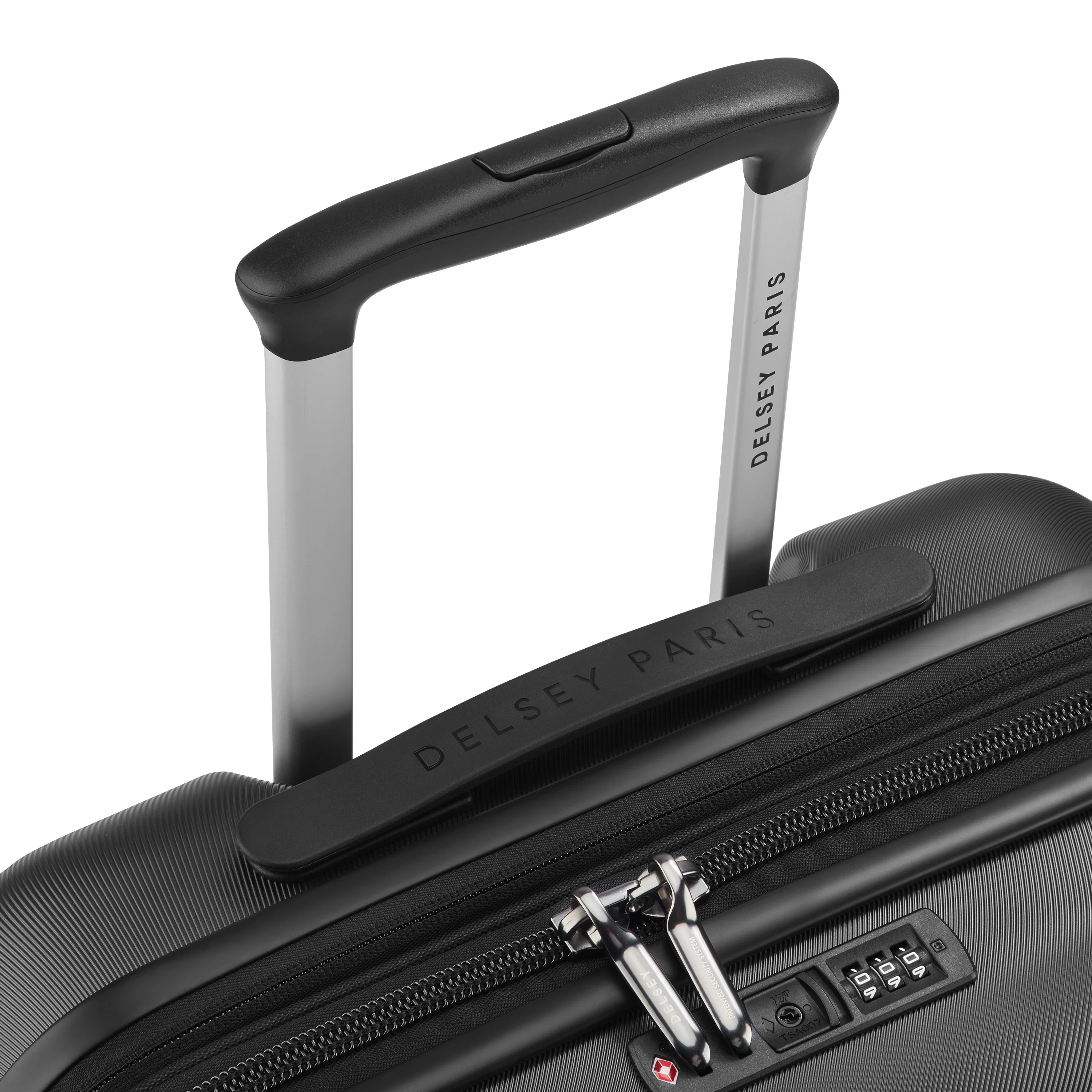 COMETE 4 | Kabine Slim Koffer Erweiterbar 55 CM SCHWARZ