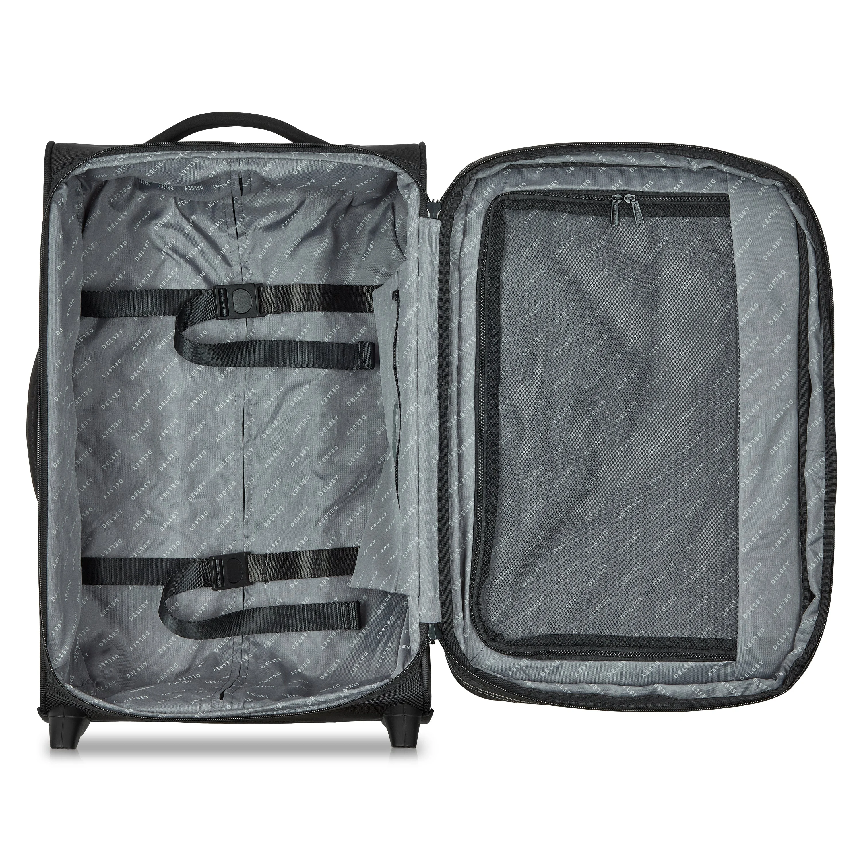 DLC 2.0 | Kabine Koffer Erweiterbar 55 CM SCHWARZ