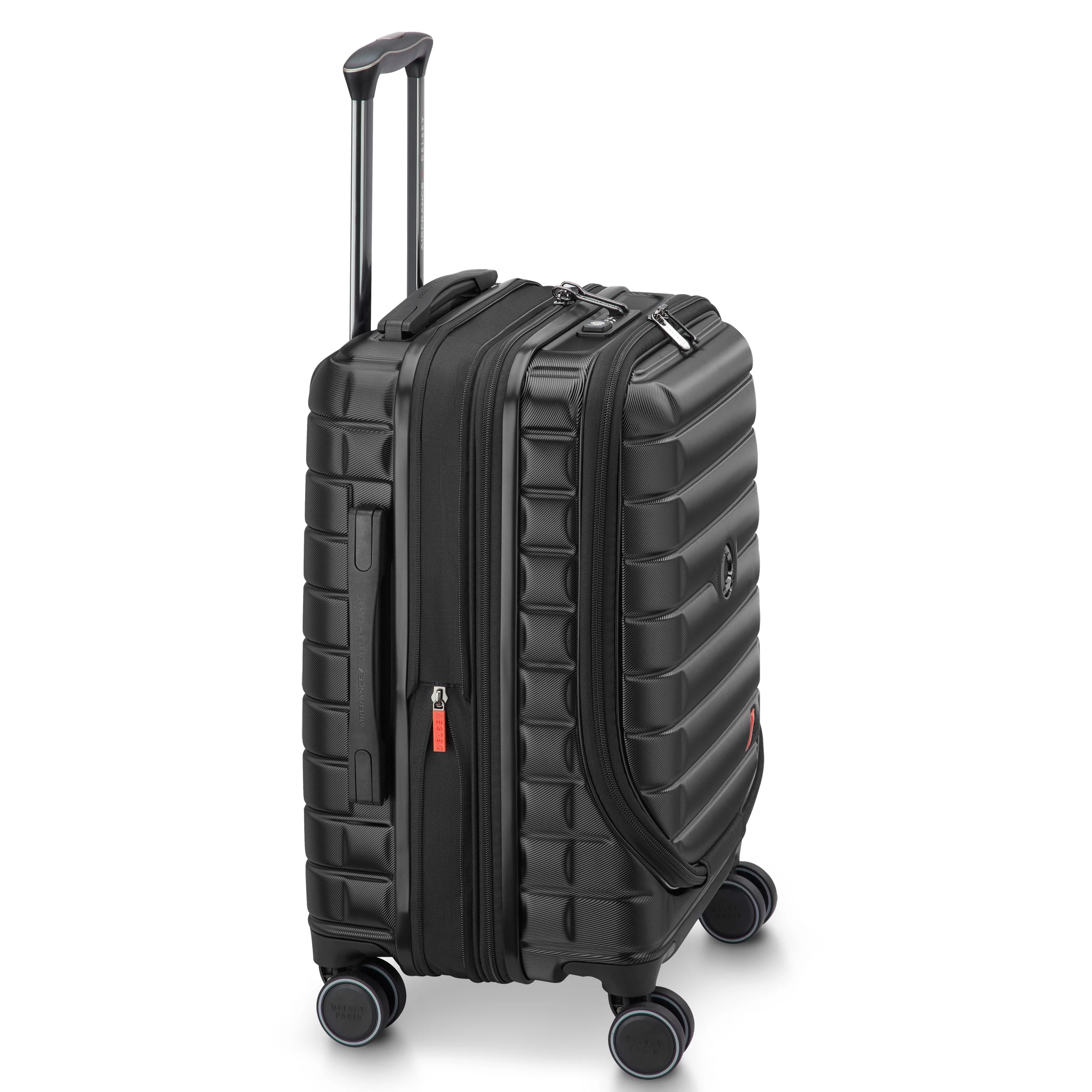ELEGANCE | Kabine Koffer Erweiterbar 55 CM SCHWARZ