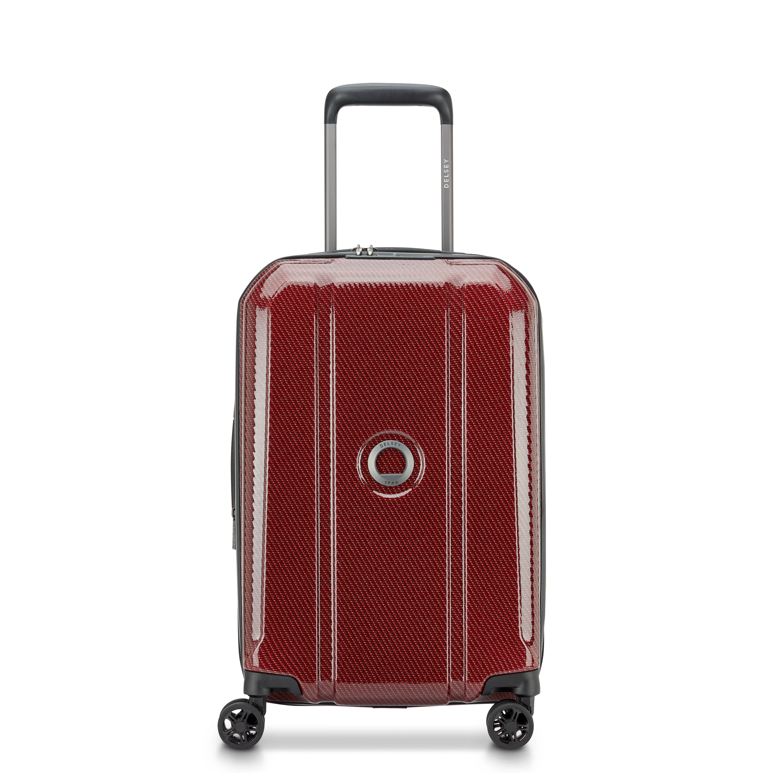 HELIUM ULTIMATE | Erweiterbare Kabinentrolley 55 CM BURGUNDERROT - 2,3 kg