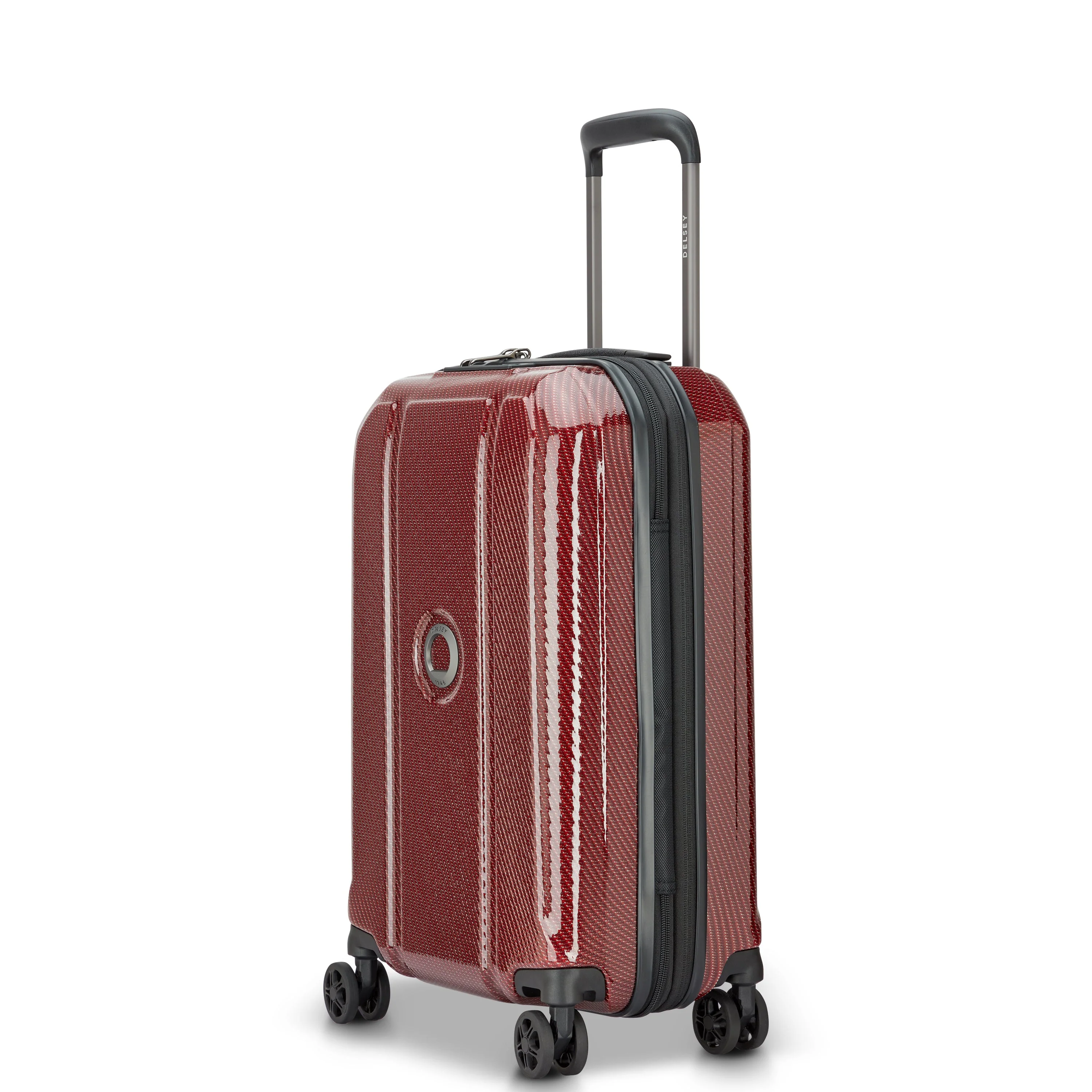 HELIUM ULTIMATE | Erweiterbare Kabinentrolley 55 CM BURGUNDERROT - 2,3 kg