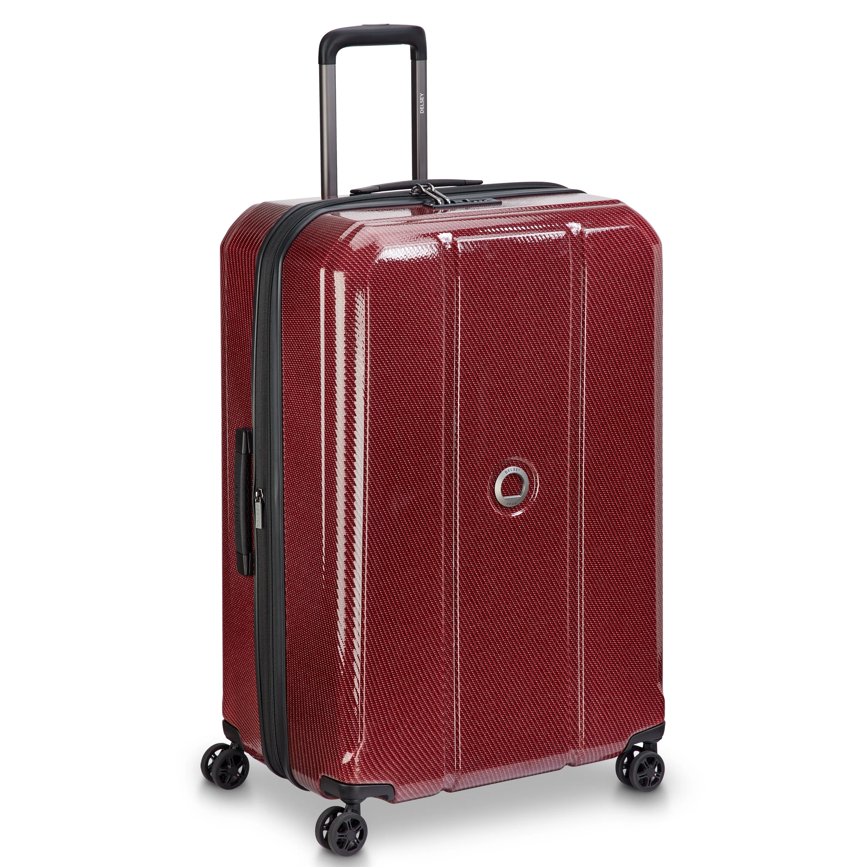HELIUM ULTIMATE | Erweiterbare großer Aufgabekoffer 77 CM BURGUNDERROT - 3,9 kg