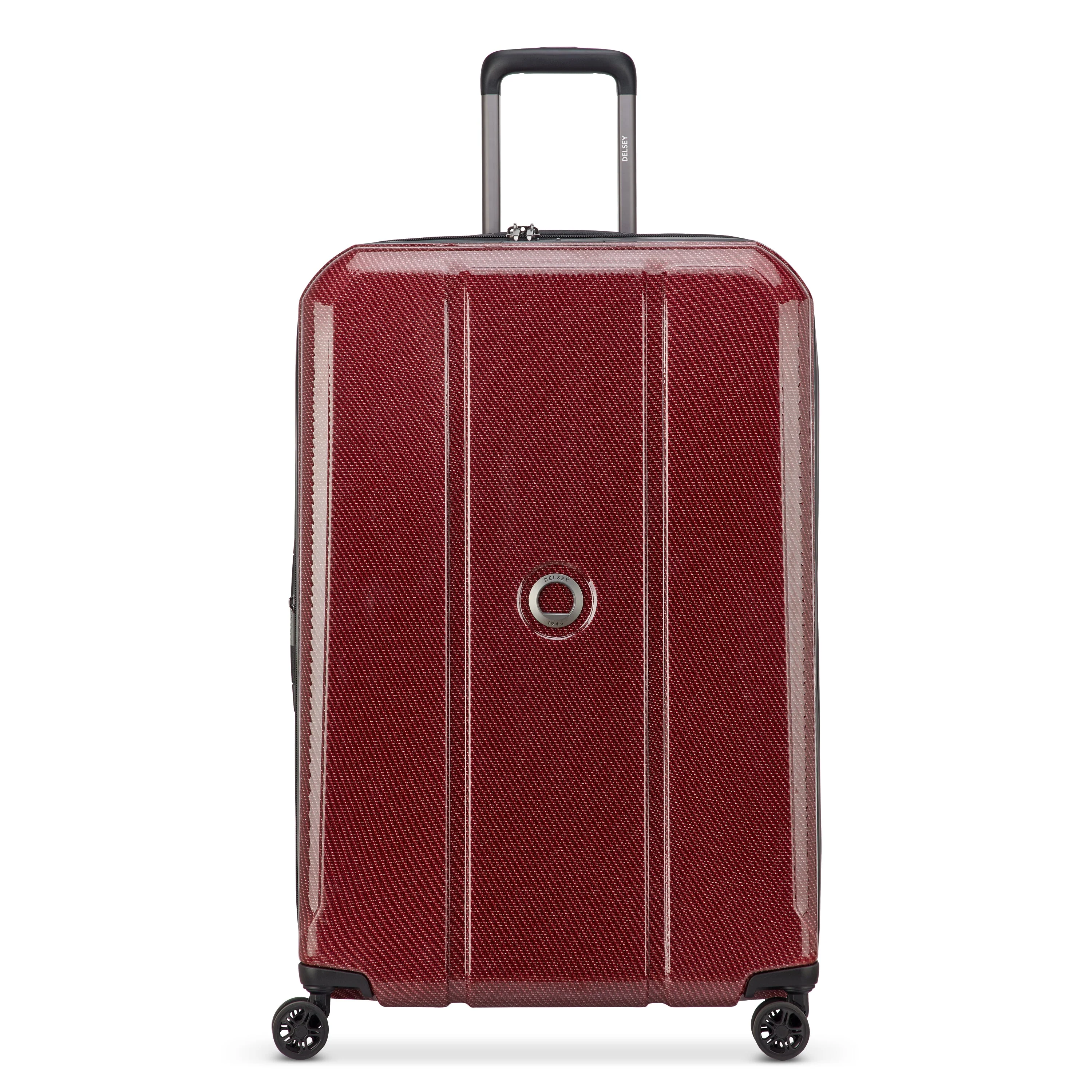 HELIUM ULTIMATE | Erweiterbare großer Aufgabekoffer 77 CM BURGUNDERROT - 3,9 kg